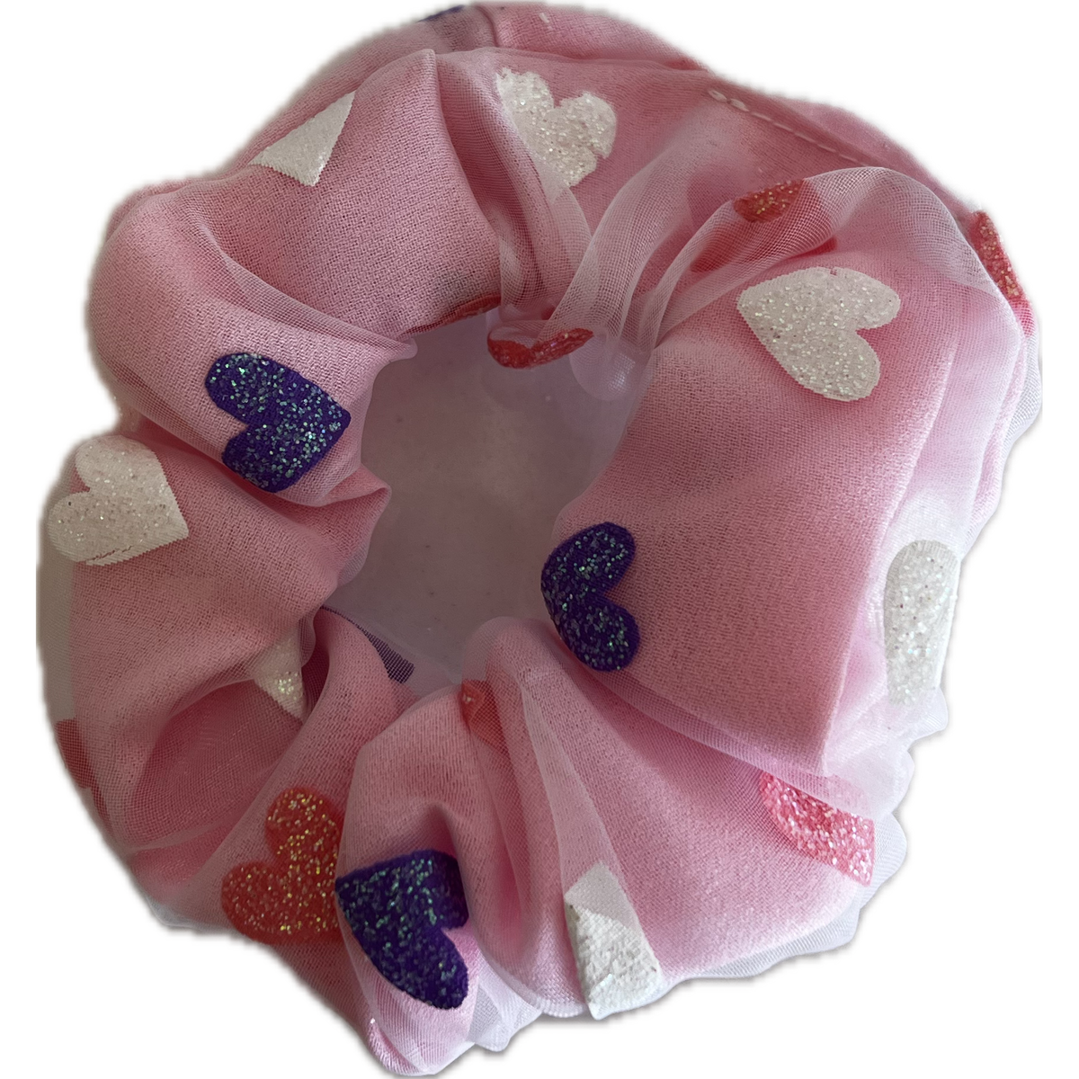 heart scrunchie