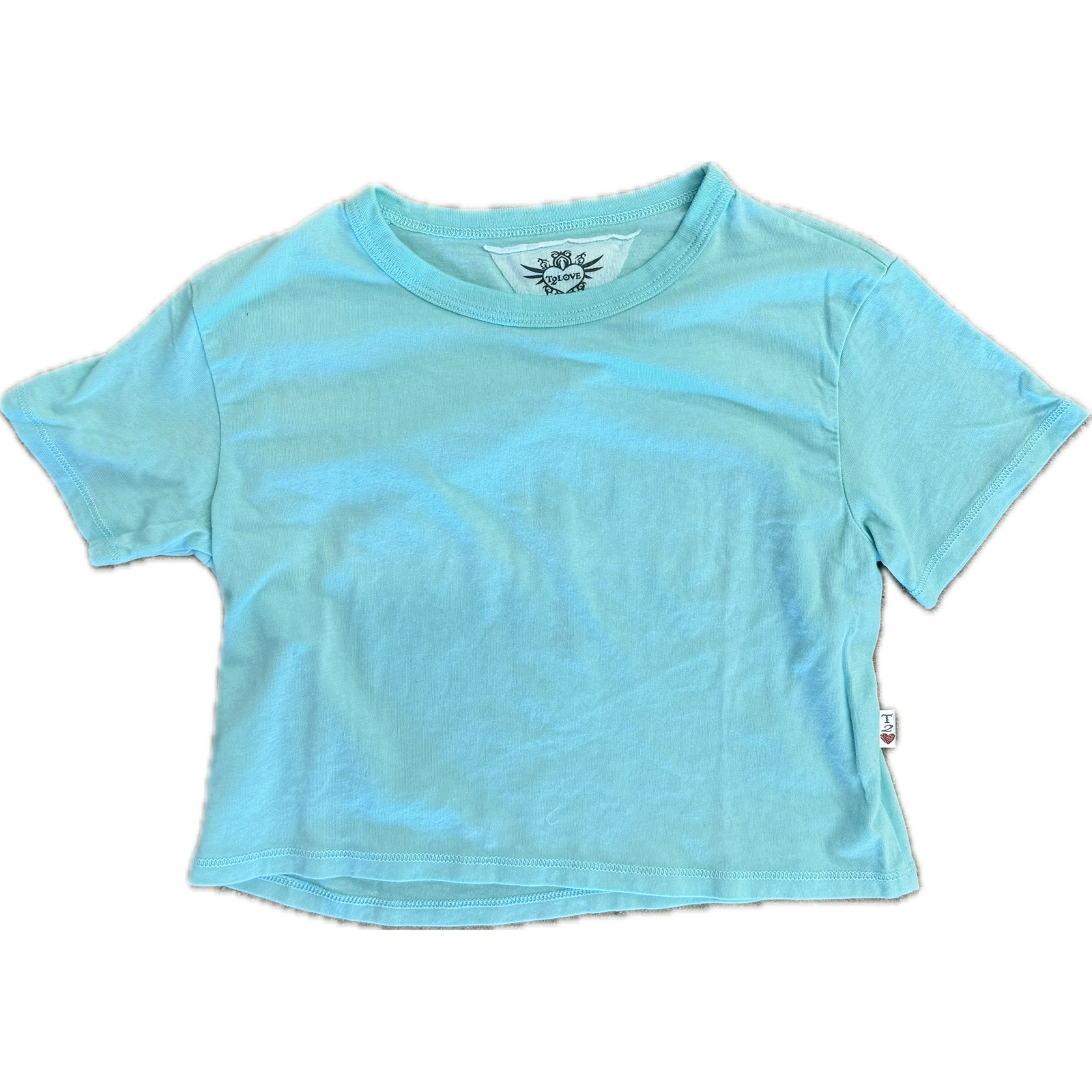 short sleeve boxy tee | mint