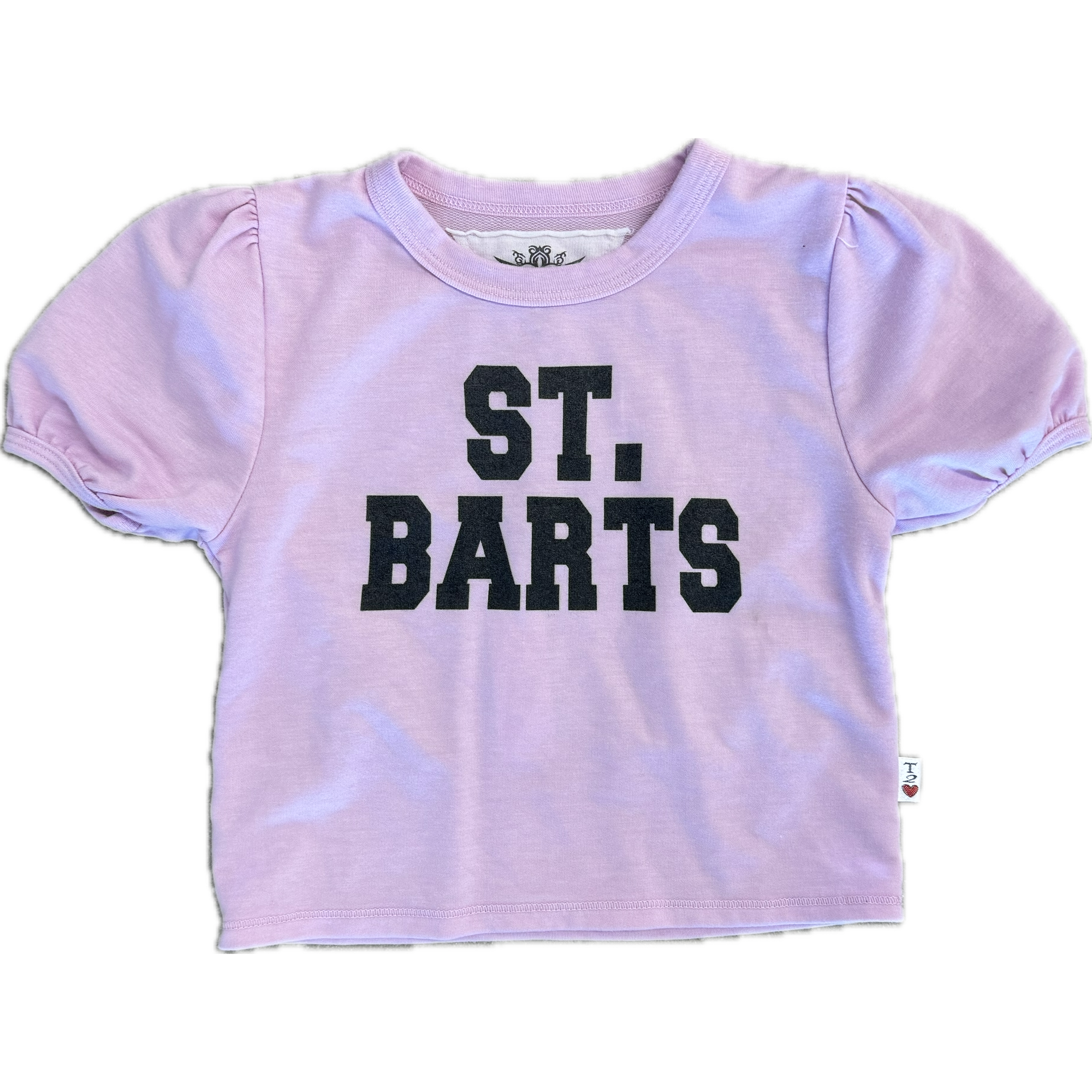 puff short sleeve st. barts | pale pink