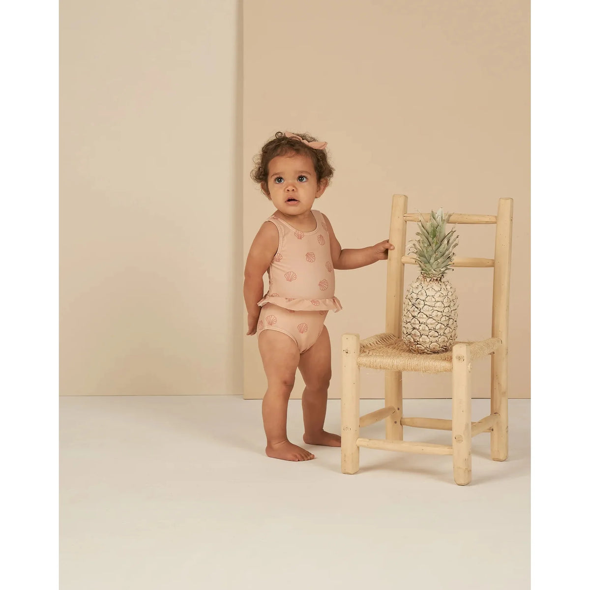 skirted one-piece || seashell