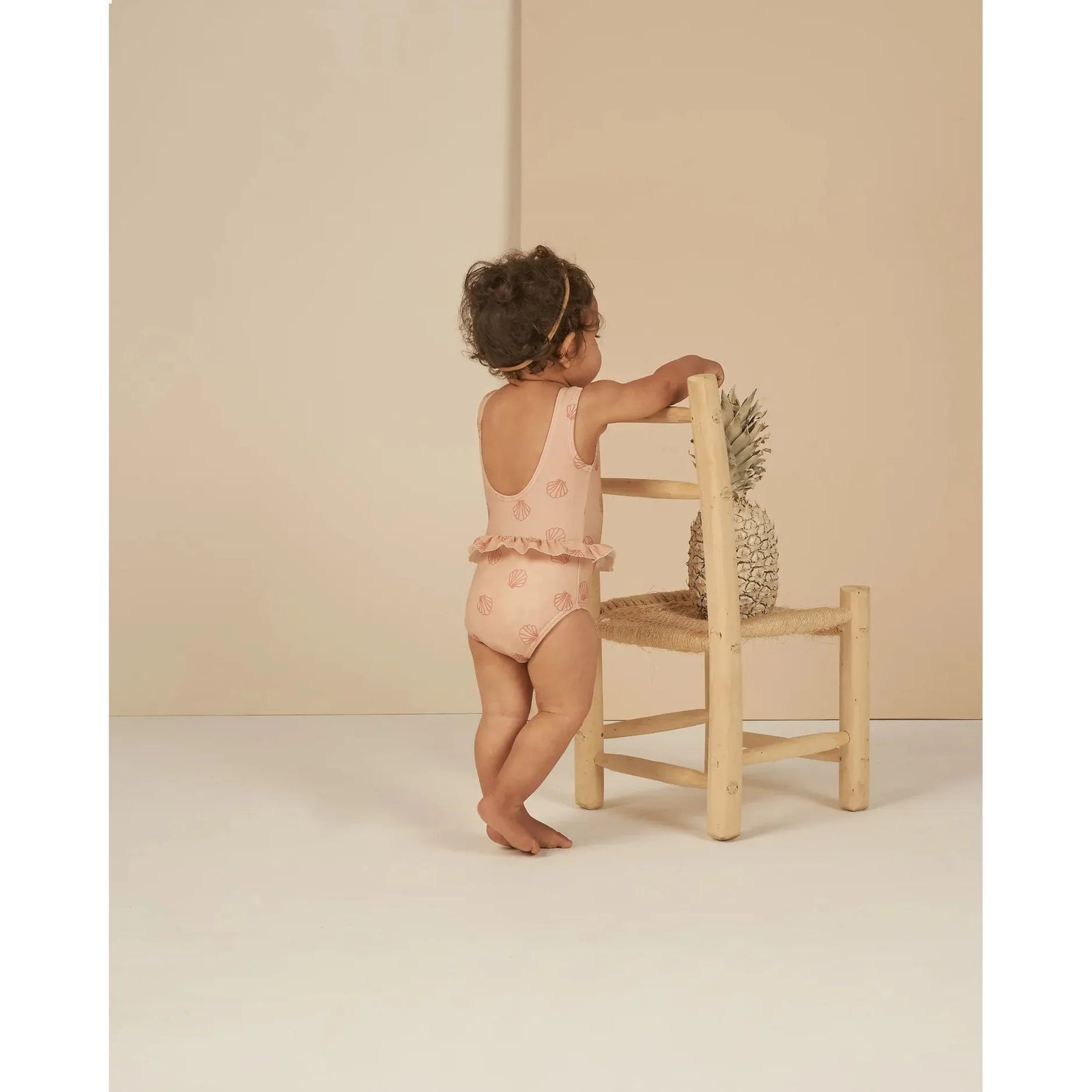 skirted one-piece || seashell