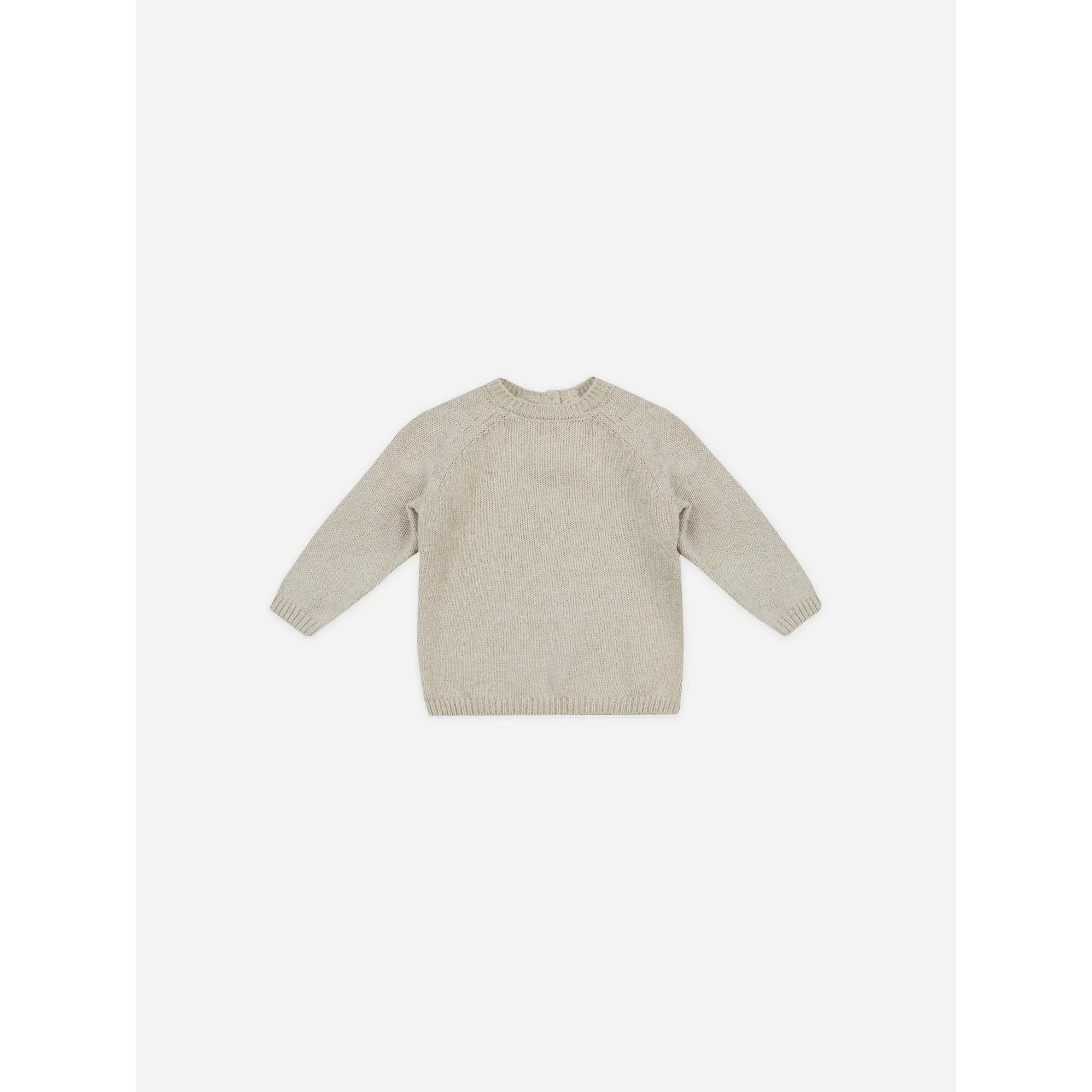knit sweater || heathered ash