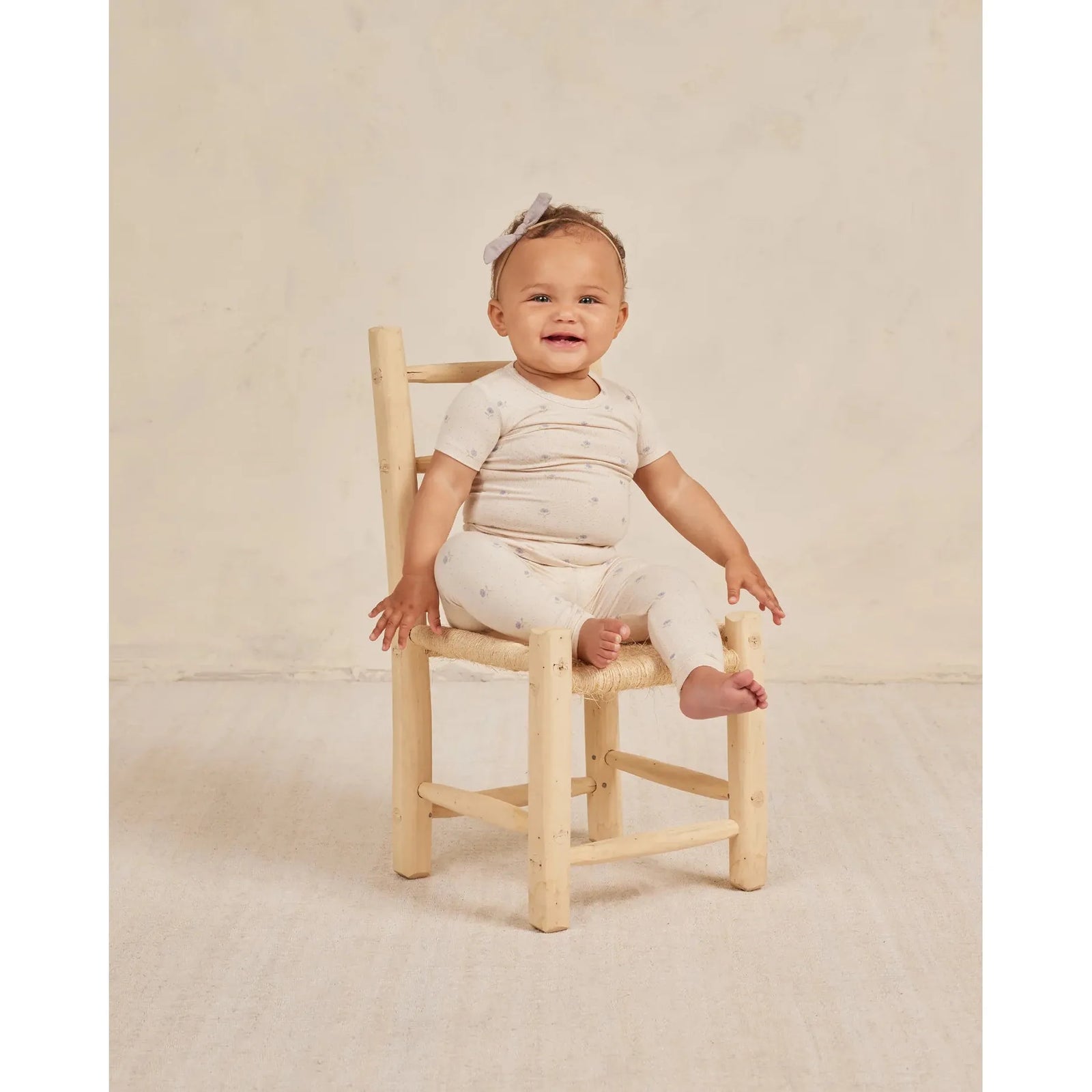 bamboo short sleeve pajama set || sweet pea