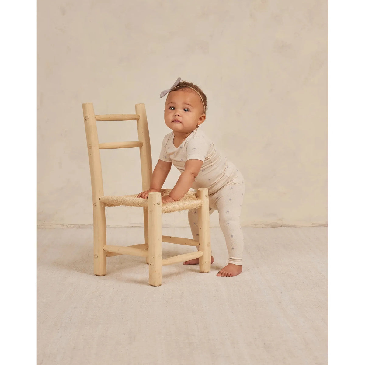 bamboo short sleeve pajama set || sweet pea