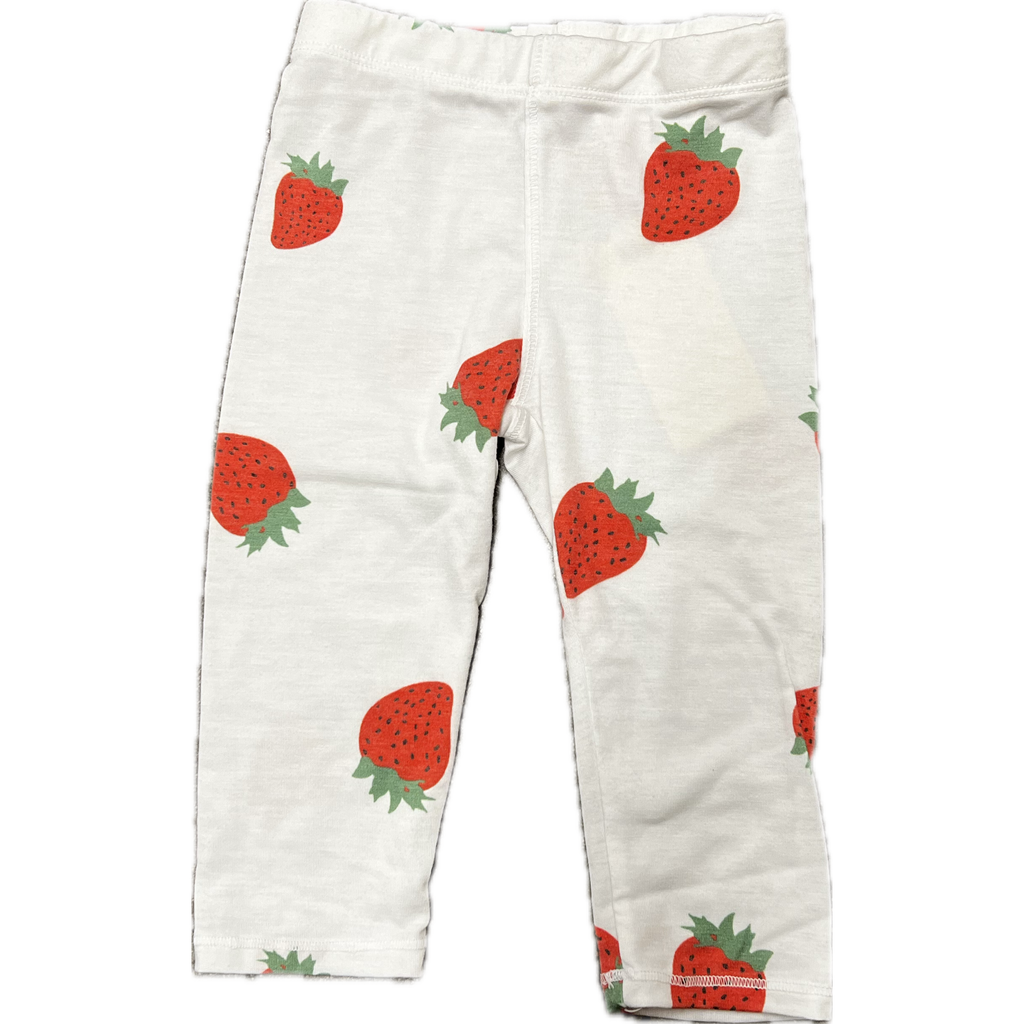 baby leggings | strawberry