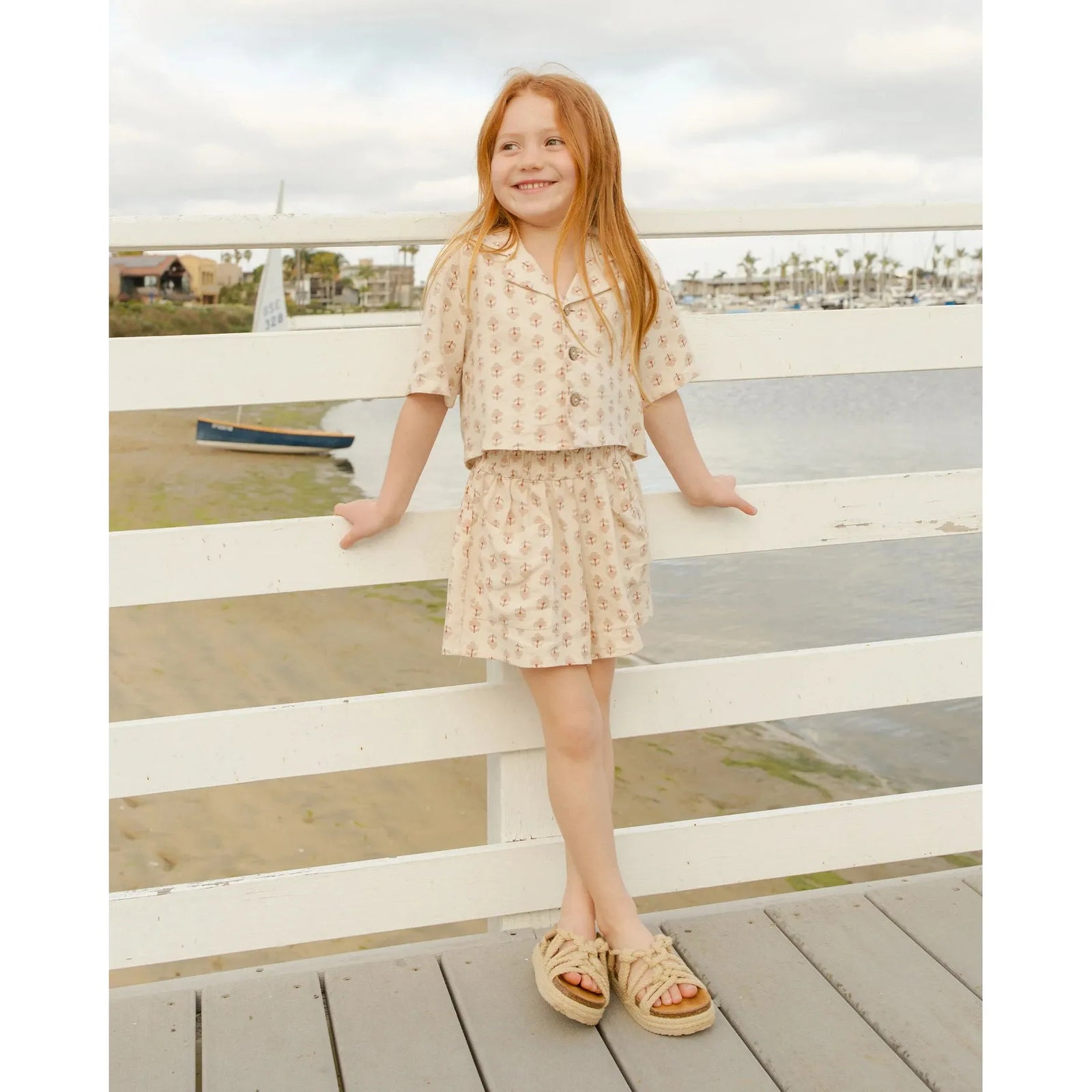 cropped collared shirt || motif