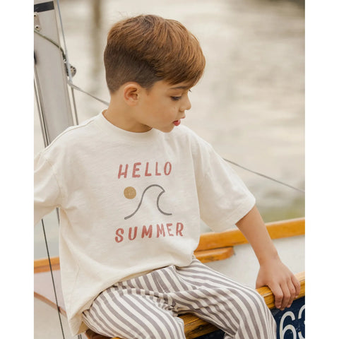 relaxed tee || hello summer