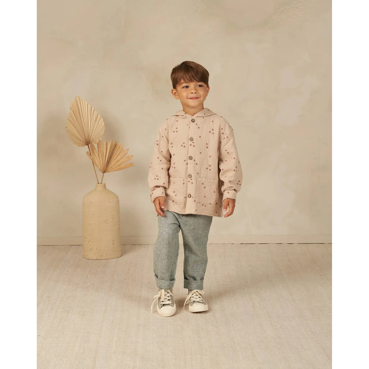 kalen pant || heathered indigo