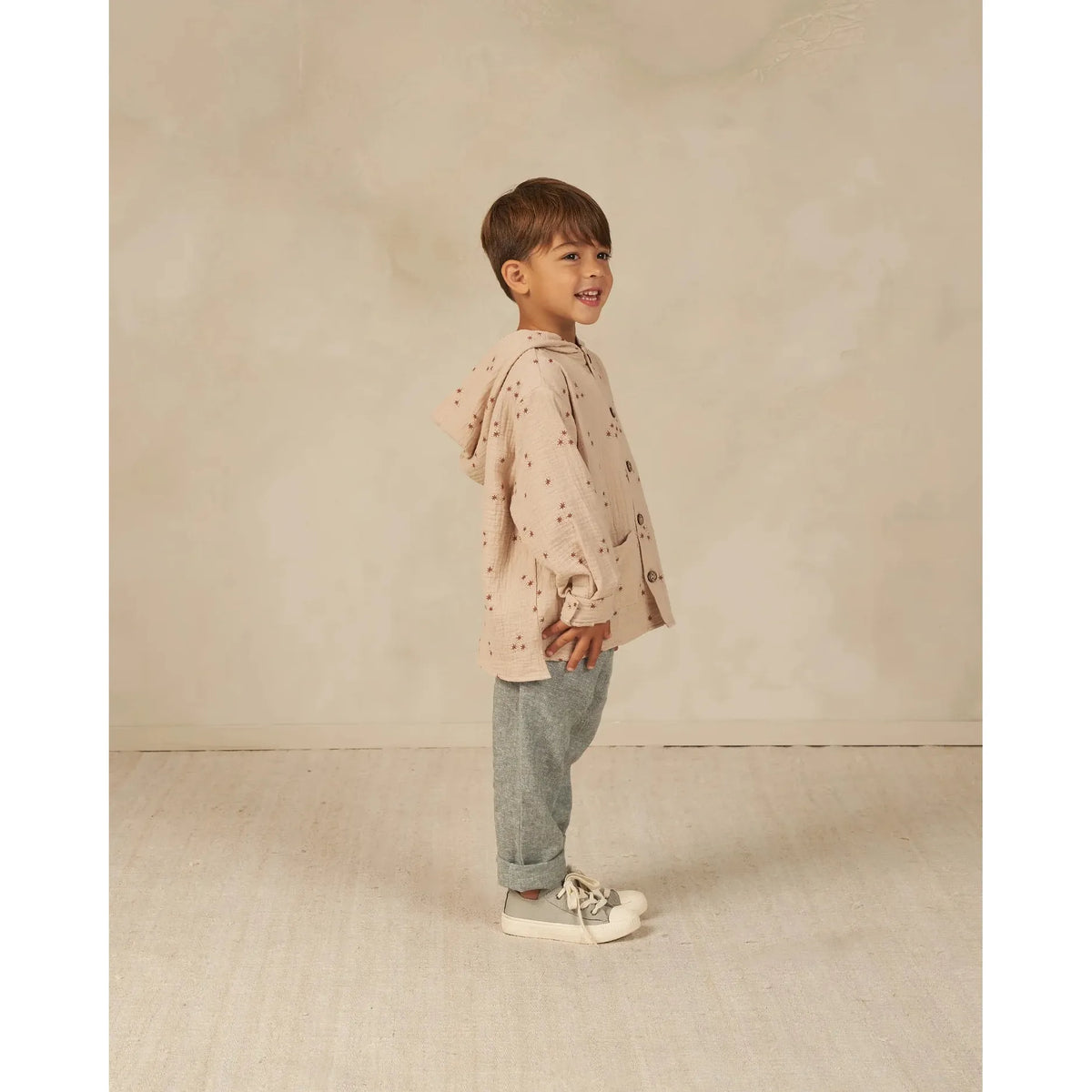 kalen pant || heathered indigo