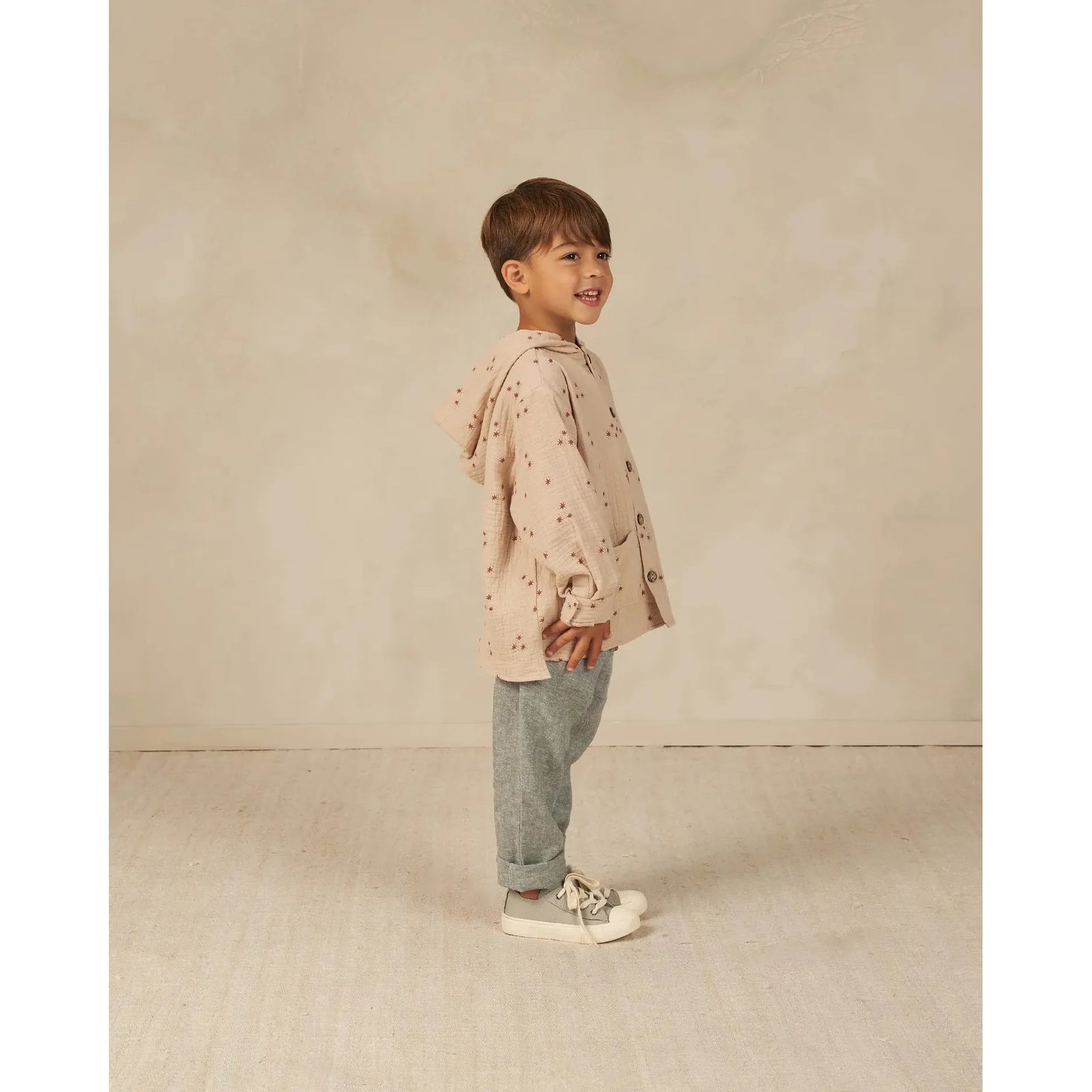 kalen pant || heathered indigo