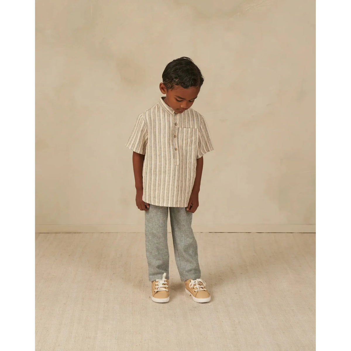 kalen pant || heathered indigo