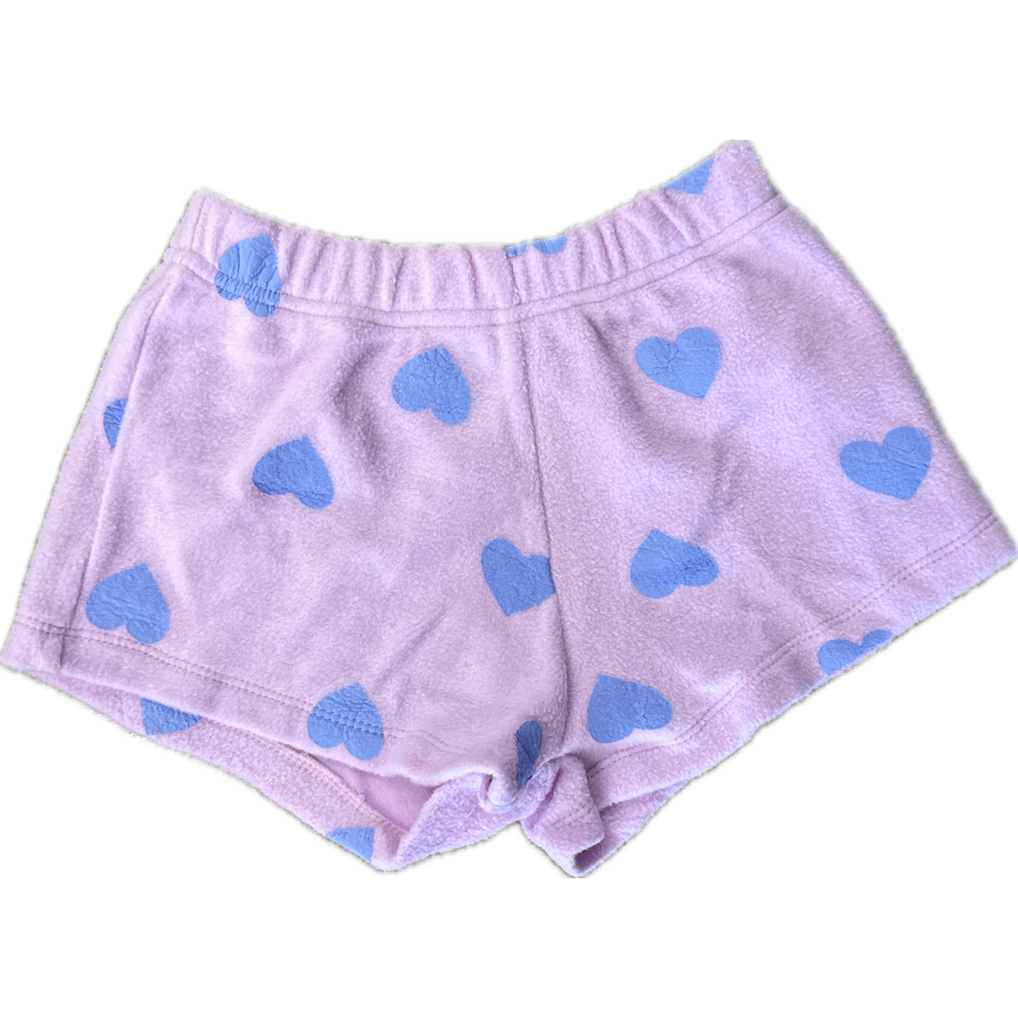 blue heart shorts