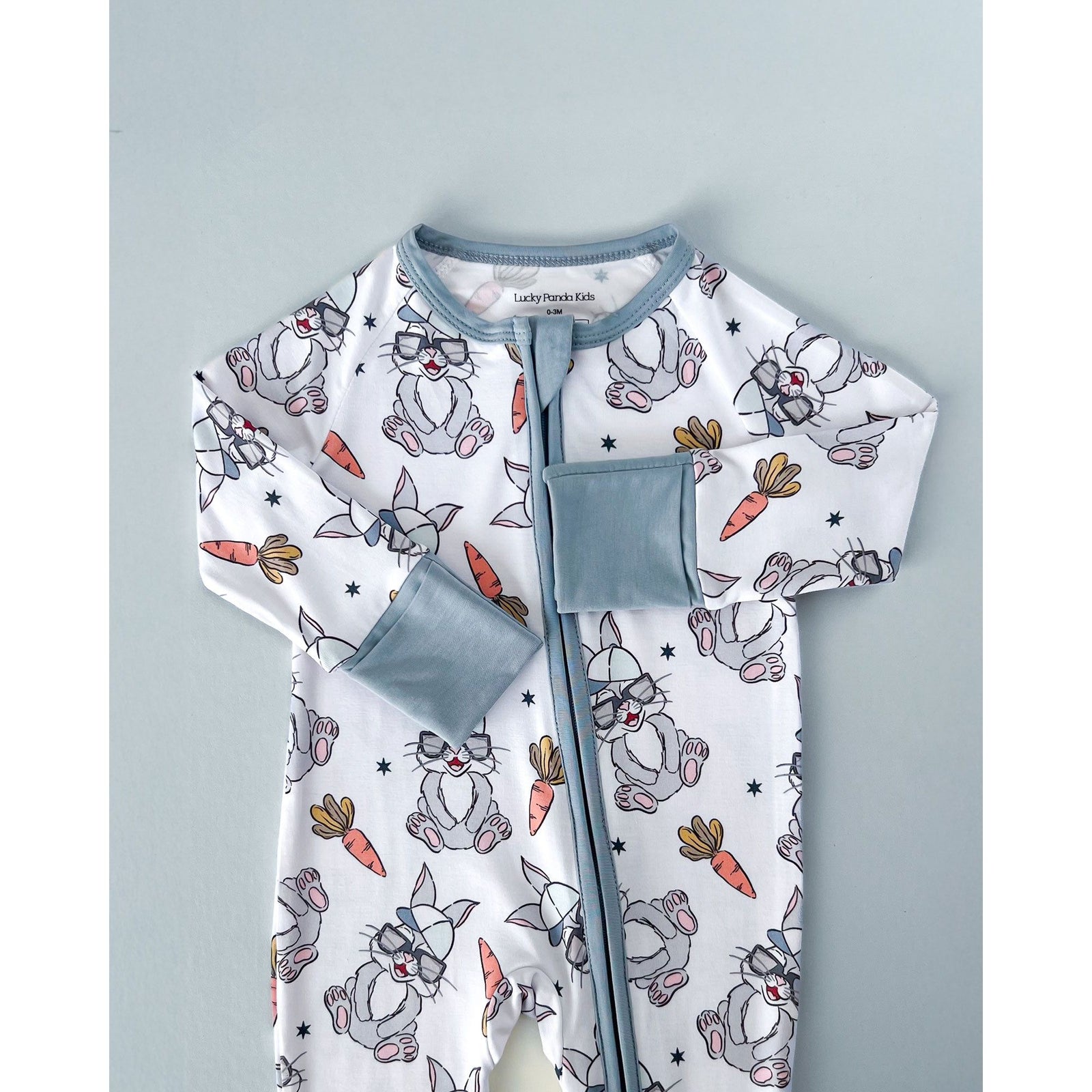 Bamboo Zip Romper | Rad Bunny