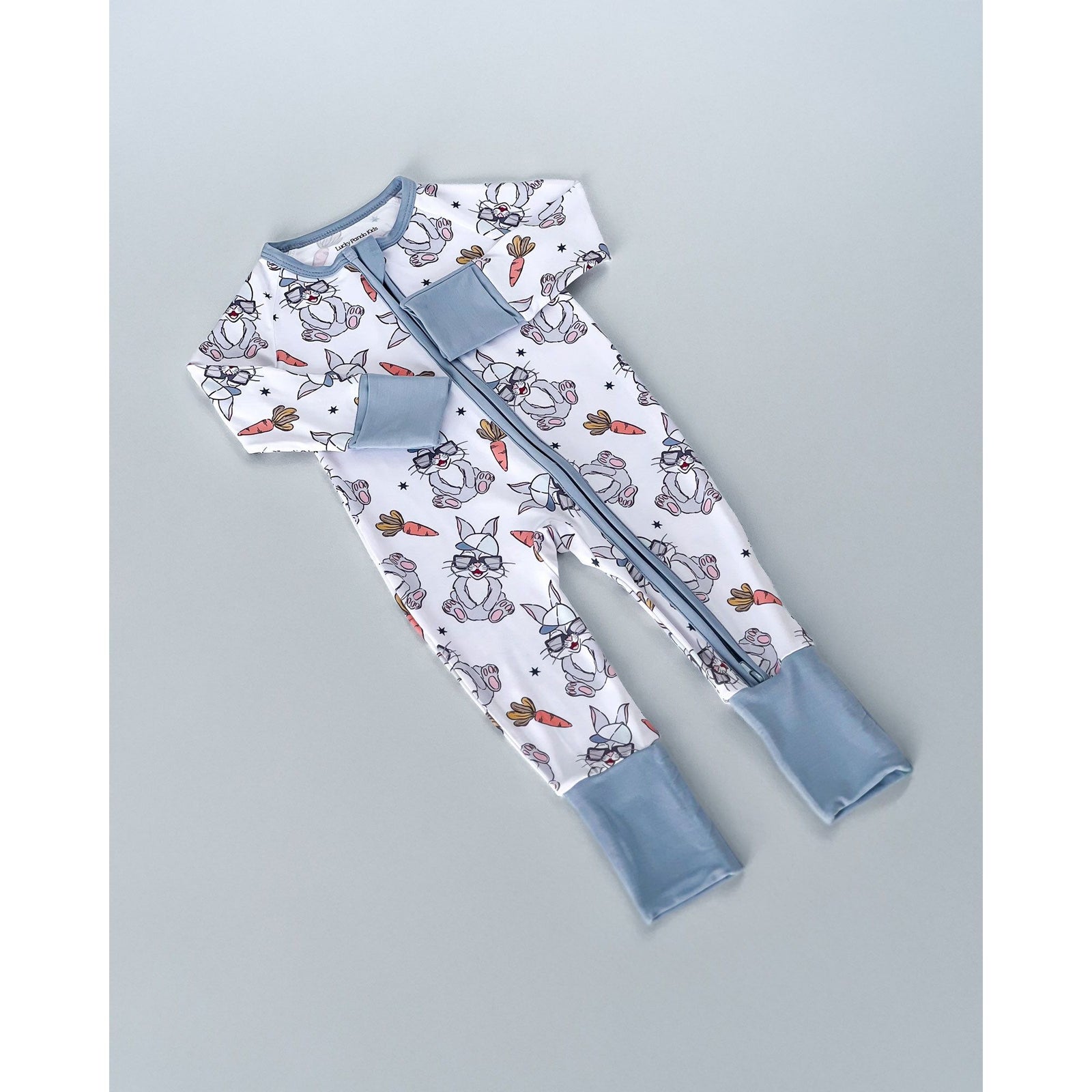 Bamboo Zip Romper | Rad Bunny