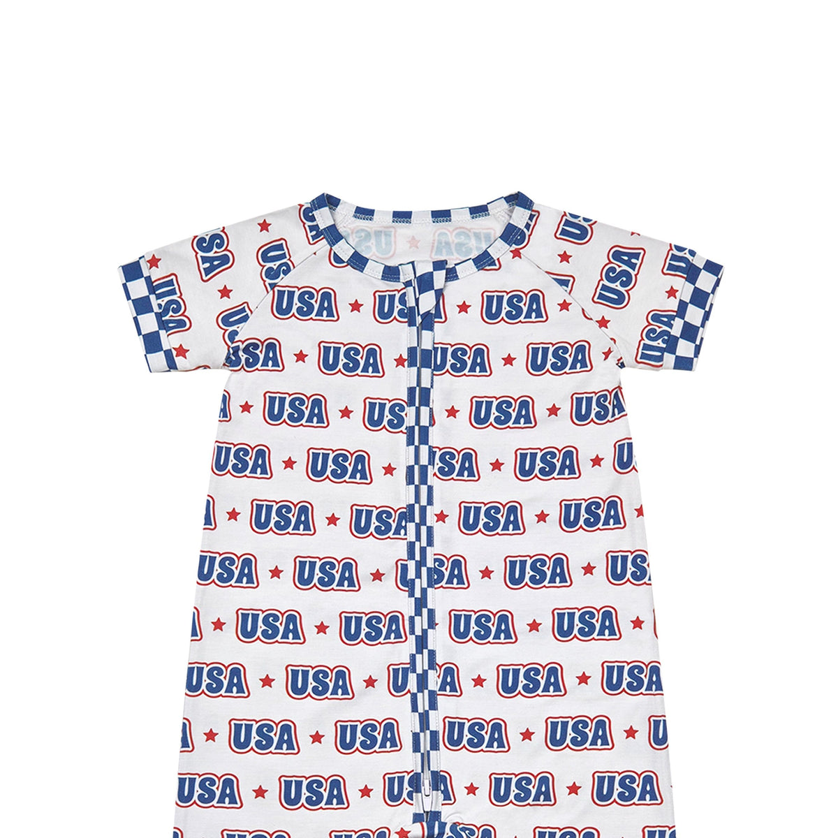 Bamboo Shorty Romper | USA