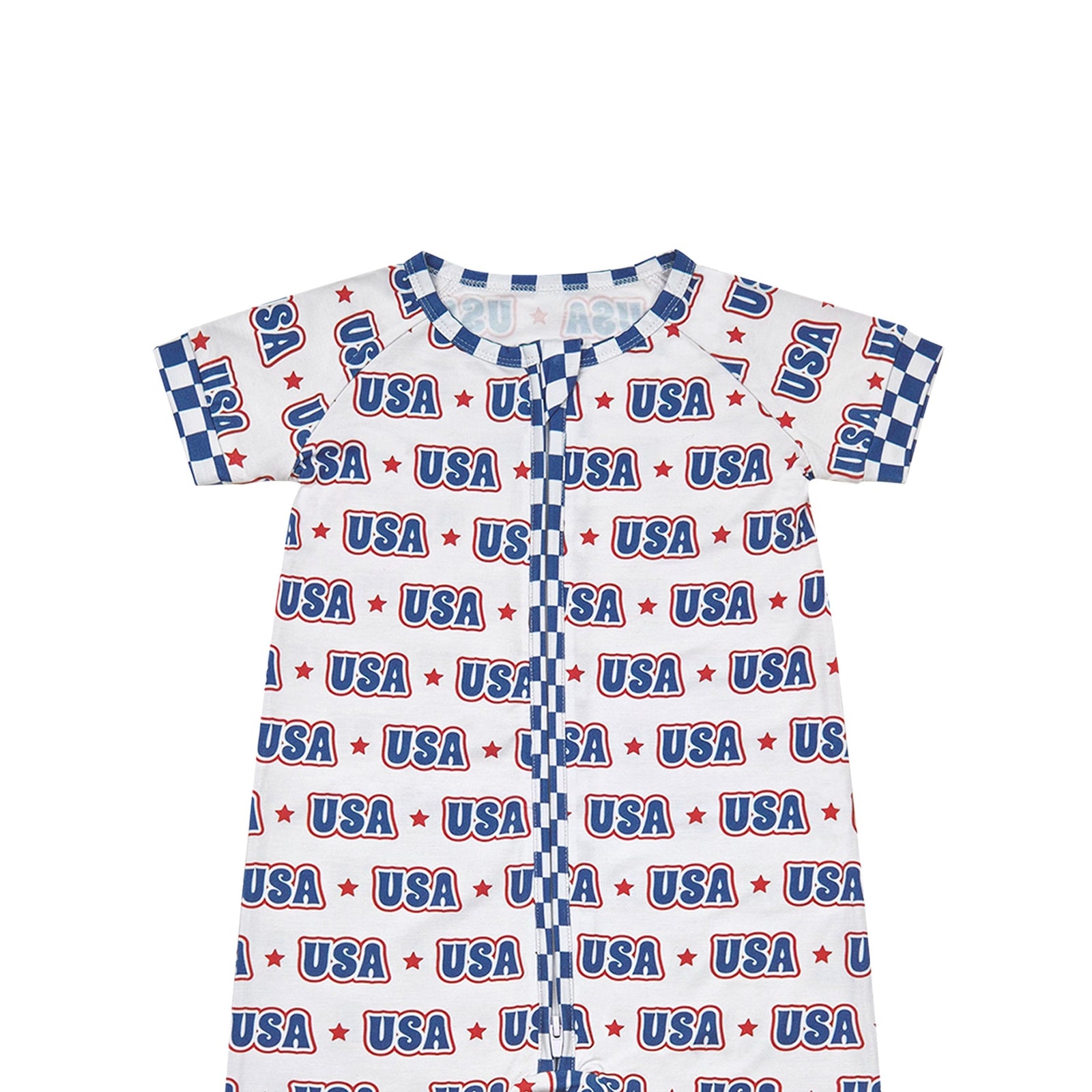 Bamboo Shorty Romper | USA