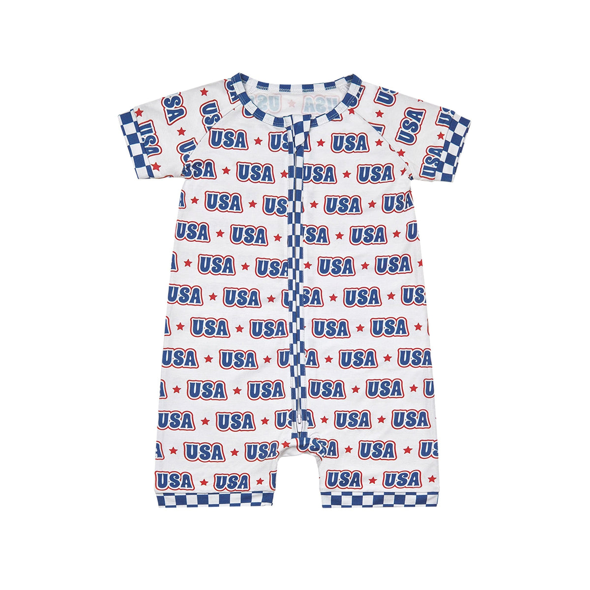 Bamboo Shorty Romper | USA