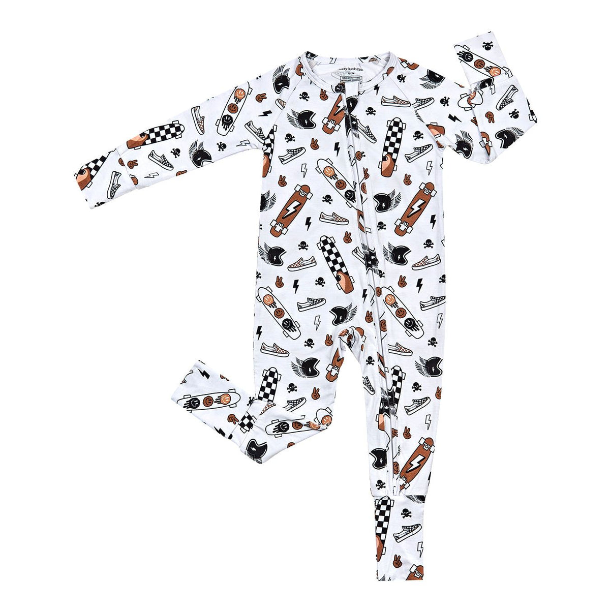 Bamboo Zip Romper | Sk8er