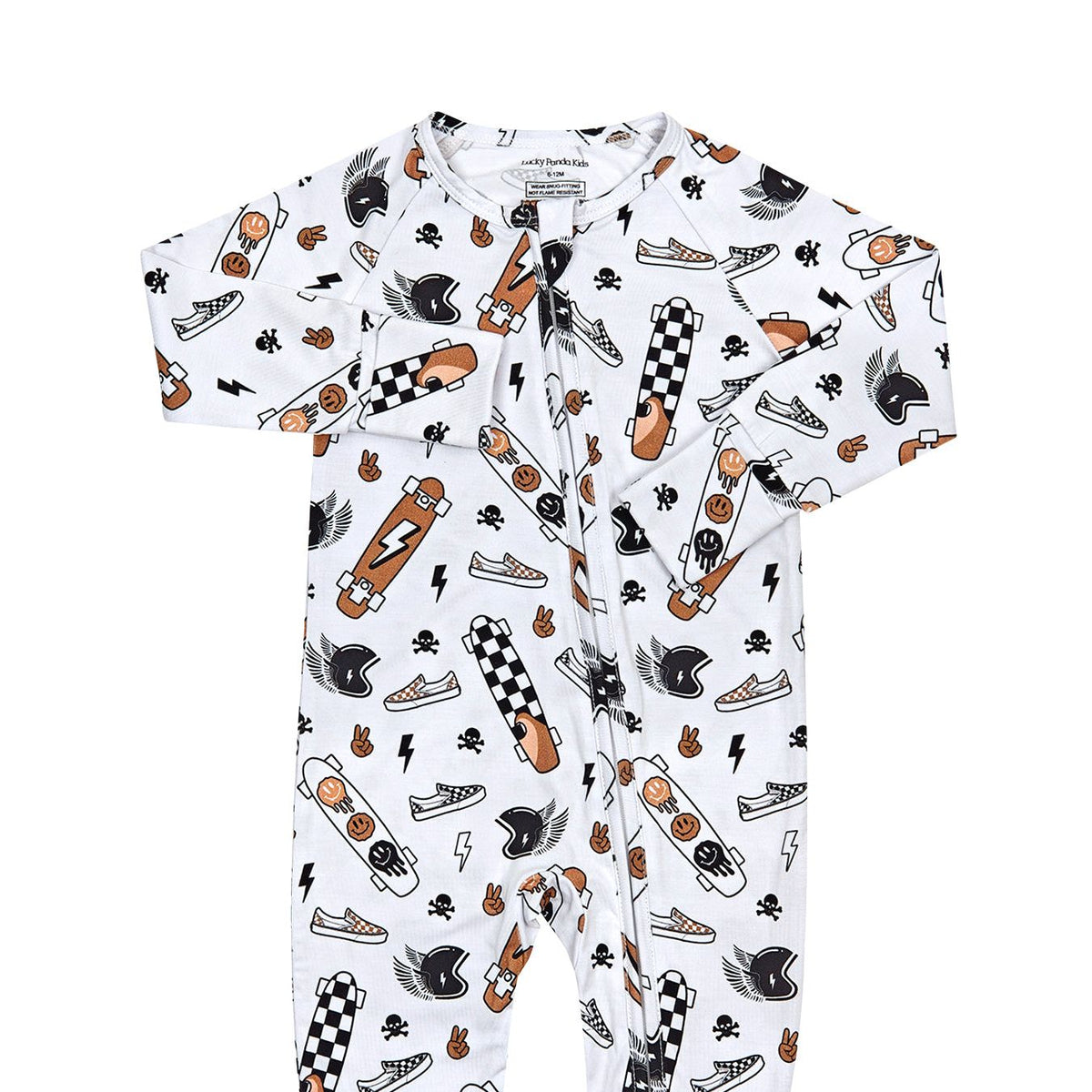 Bamboo Zip Romper | Sk8er
