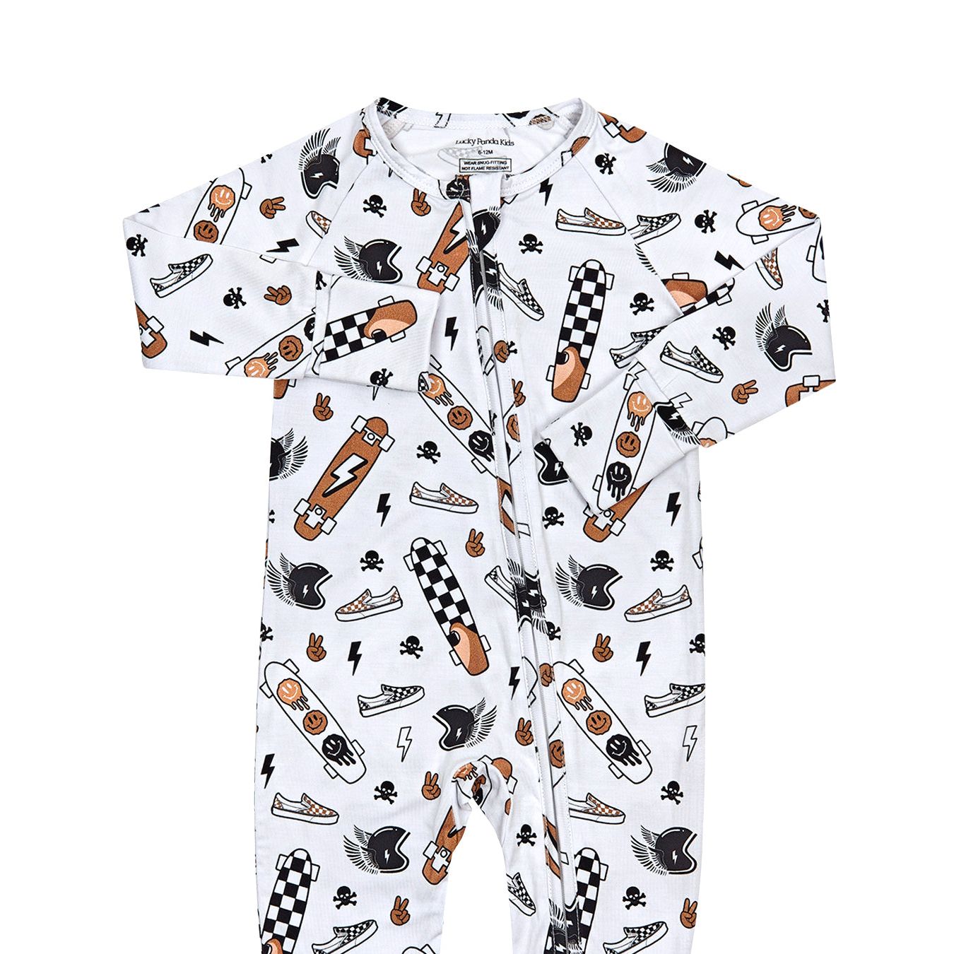 Bamboo Zip Romper | Sk8er