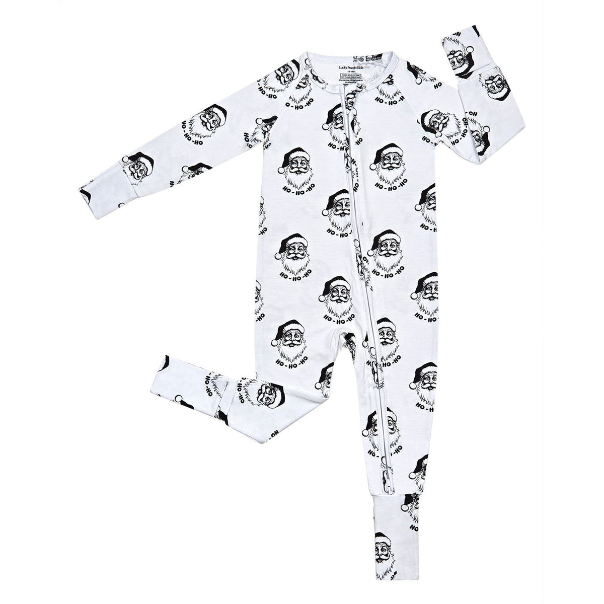 Bamboo Zip Romper | Cool Santa