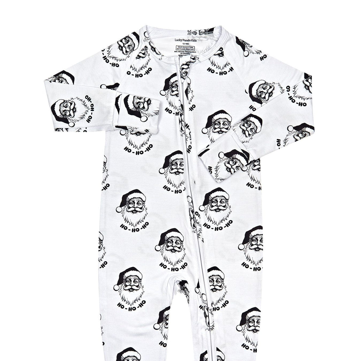 Bamboo Zip Romper | Cool Santa