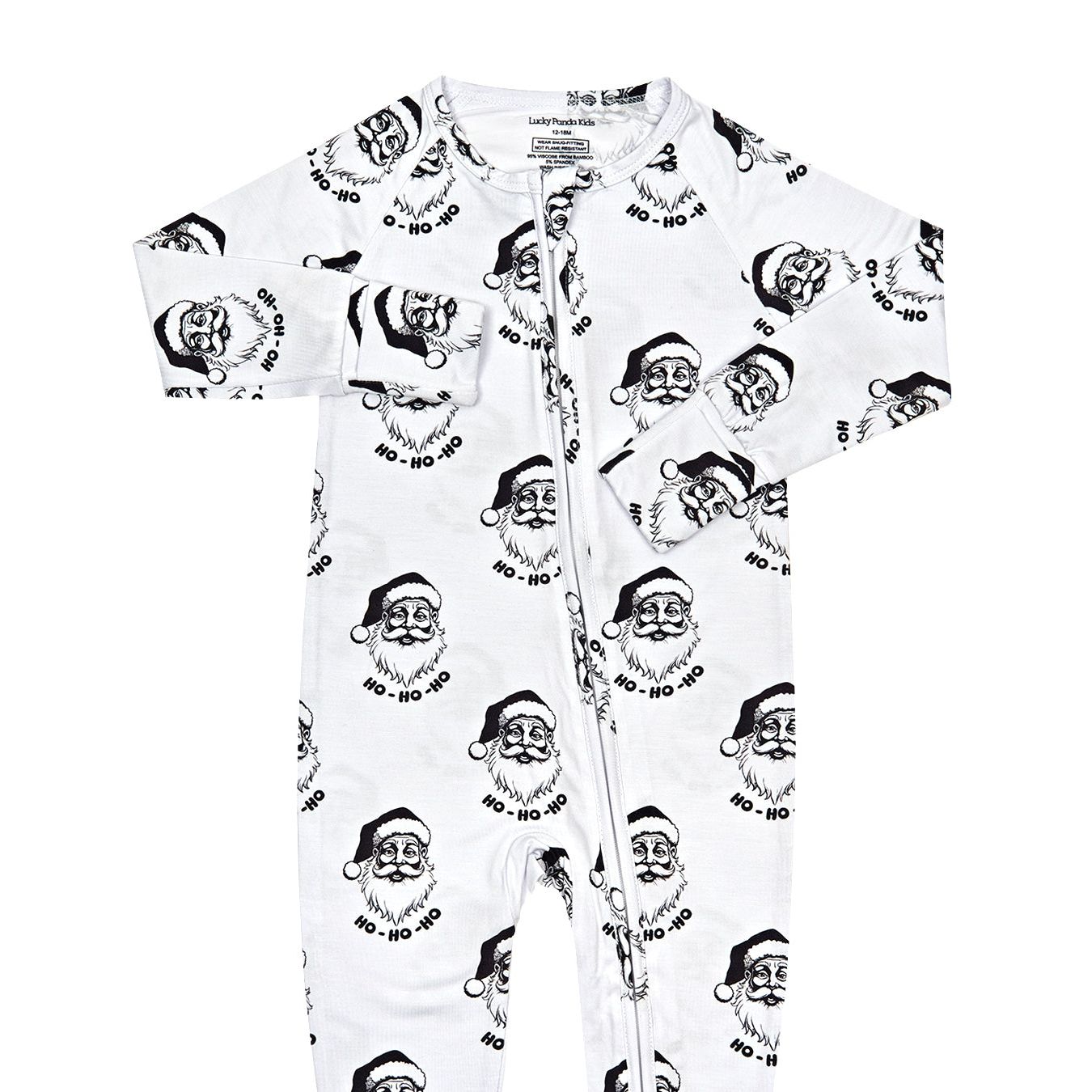 Bamboo Zip Romper | Cool Santa