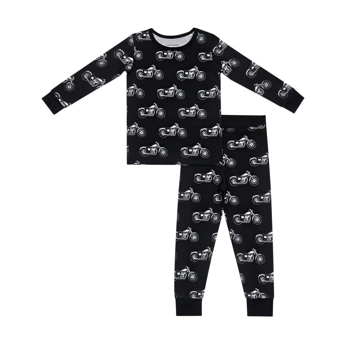 Bamboo Two Piece Set | Born to Ride Black