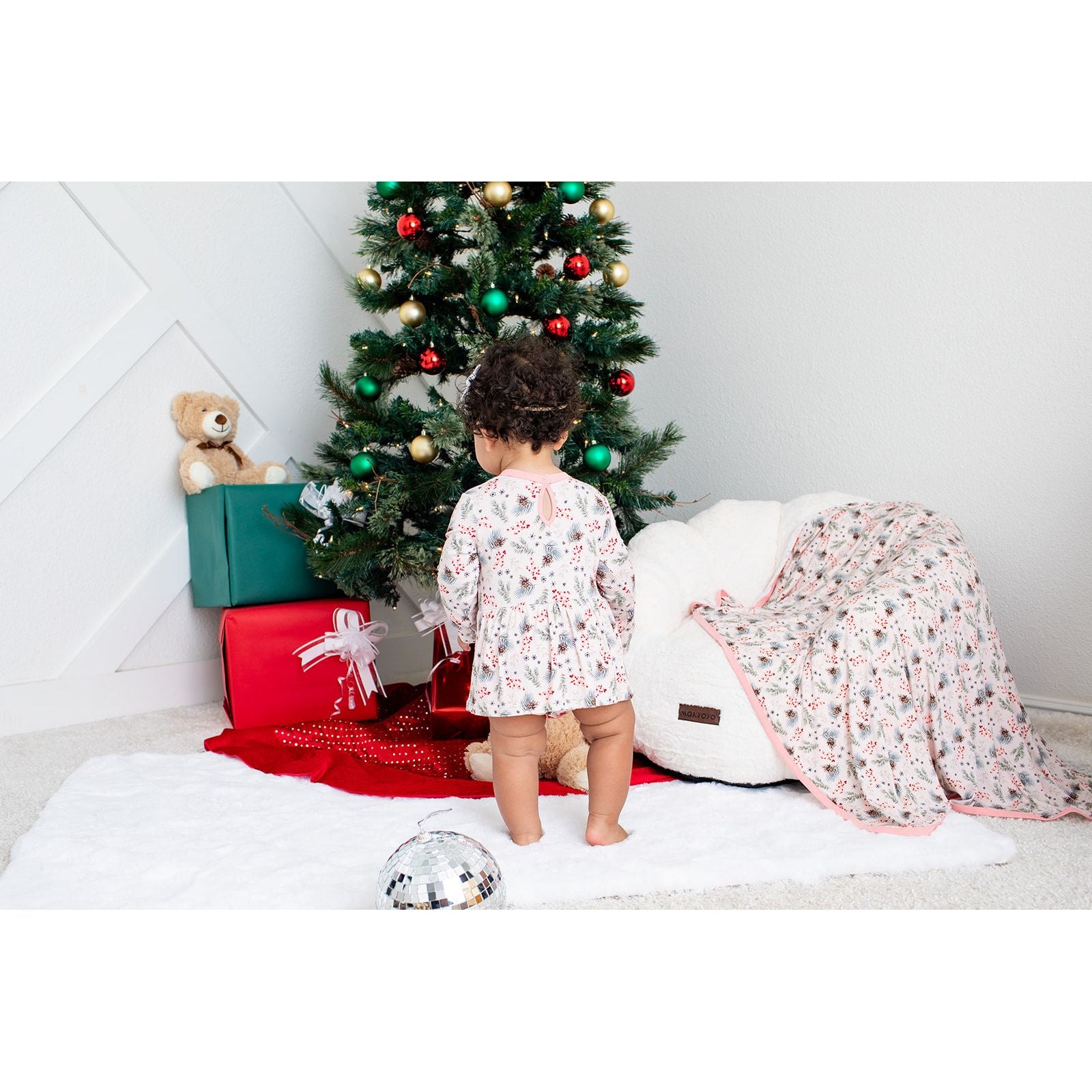 Cozy Pines Bodysuit Dress