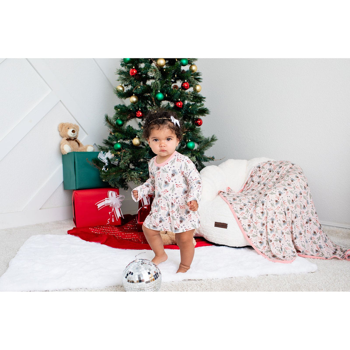 Cozy Pines Bodysuit Dress