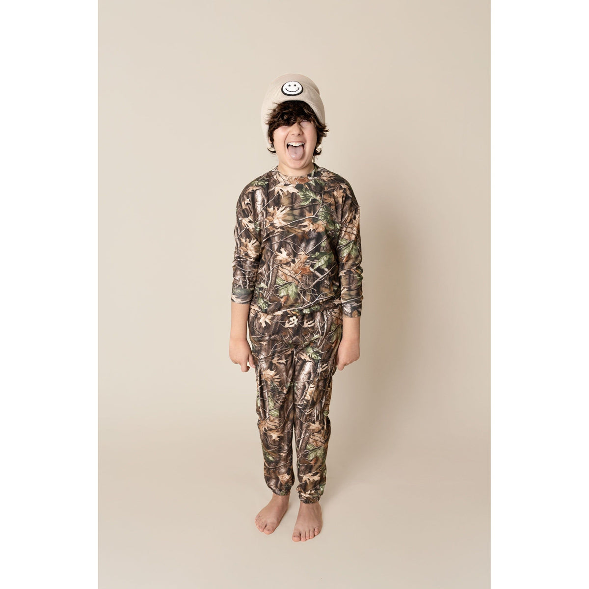 Cargo Jogger Set | Brown Camo