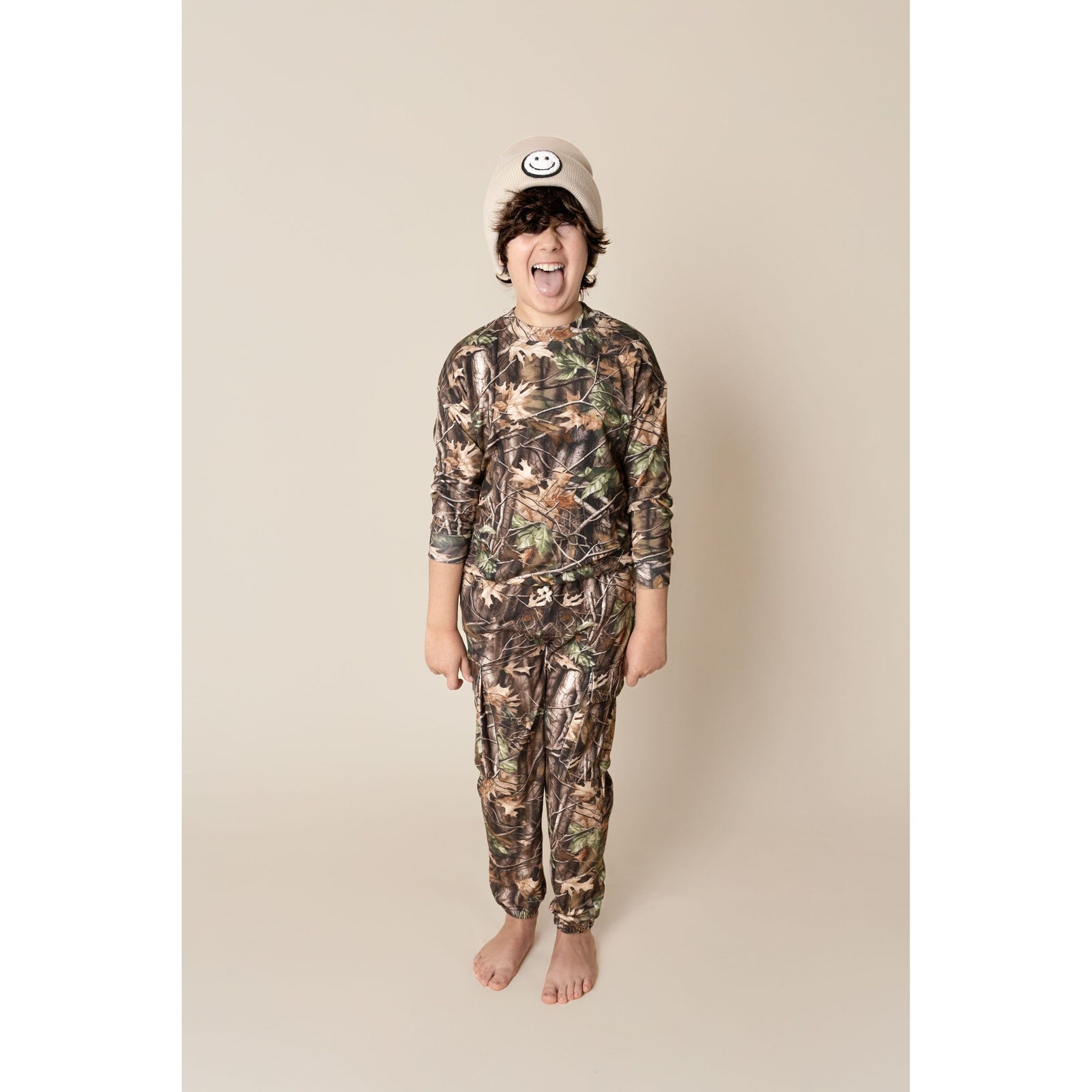 Cargo Jogger Set | Brown Camo