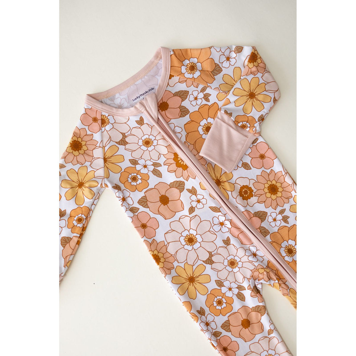 Bamboo Zip Romper |  Sweet Blossom