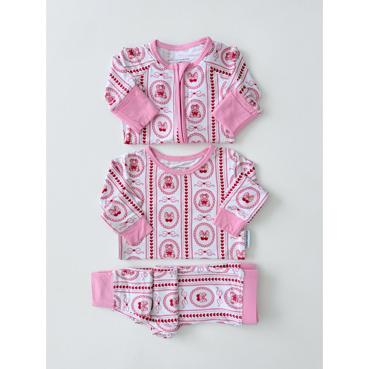 Bamboo Two Piece Set | Cherry Bear