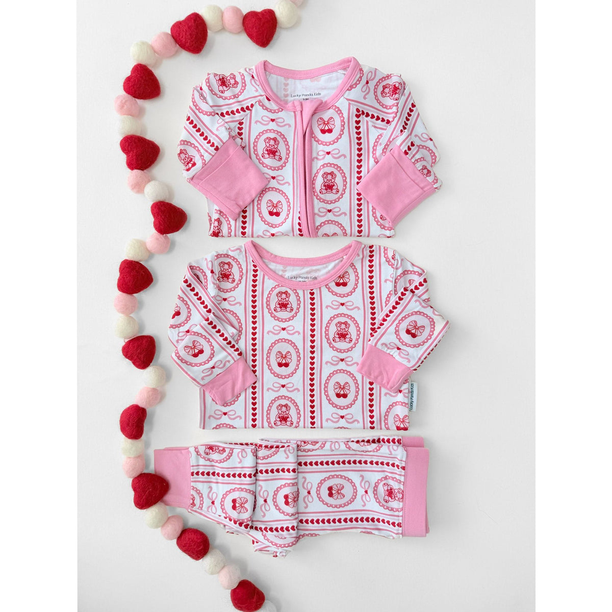 Bamboo Two Piece Set | Cherry Bear