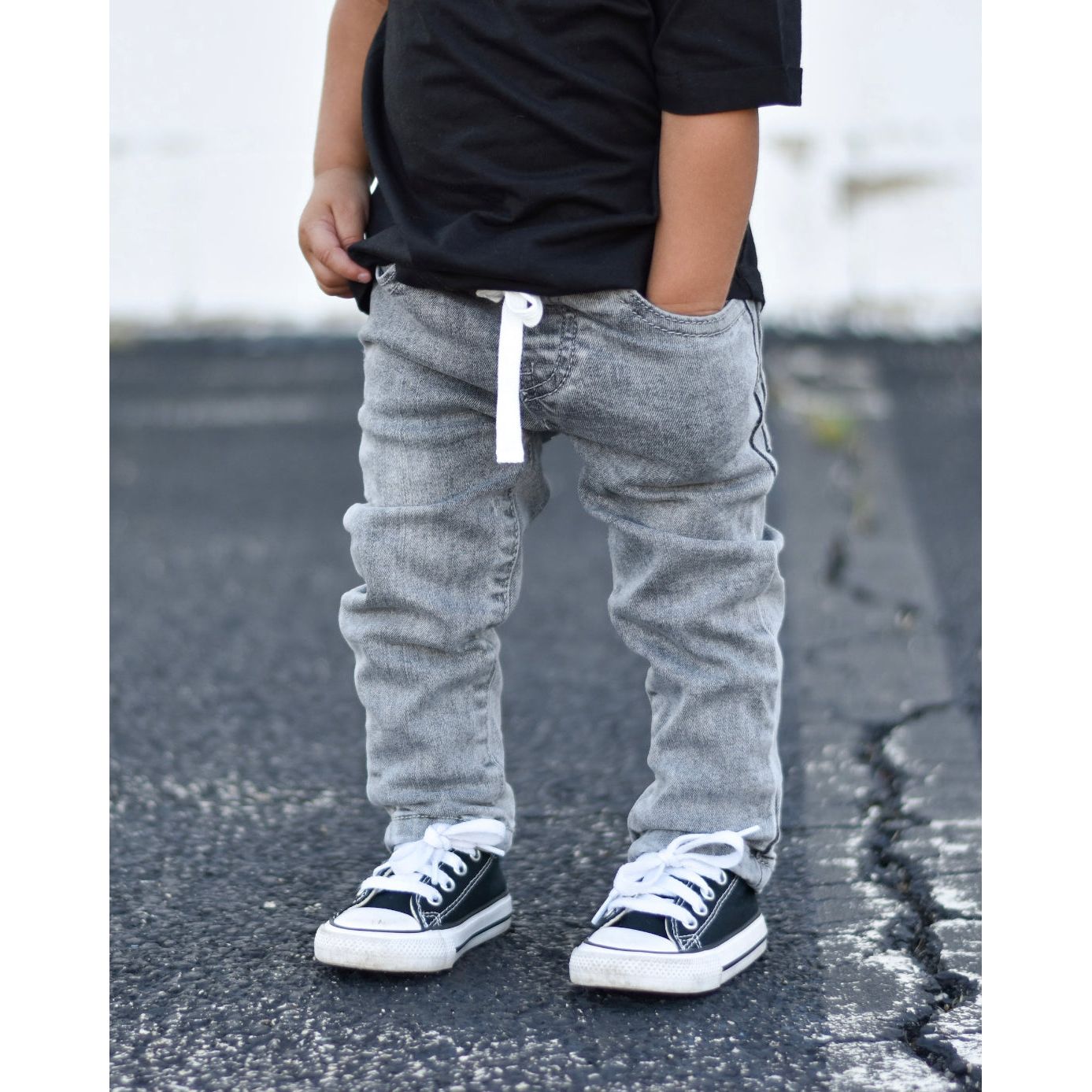 Grey Wash Denim
