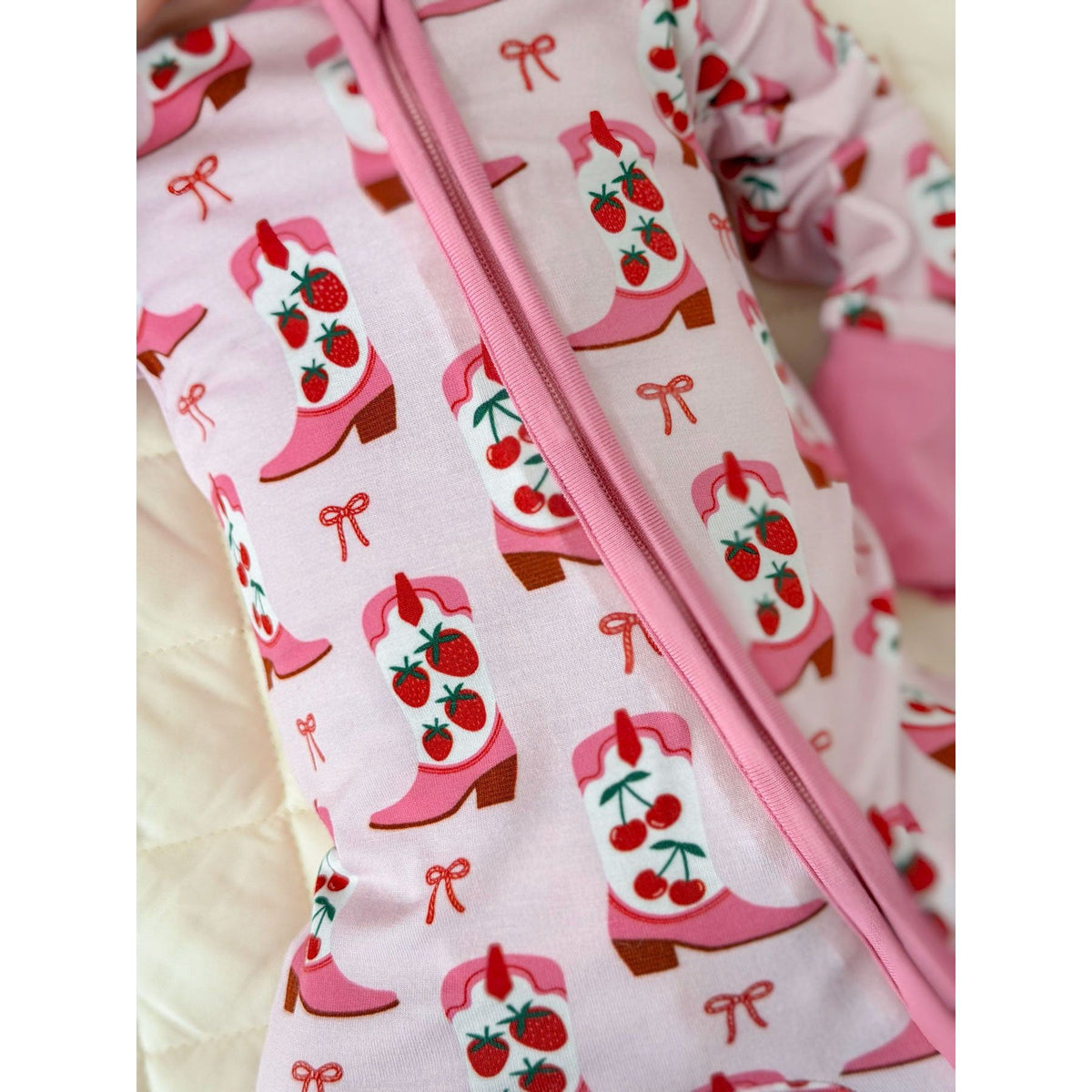 Bamboo Zip Romper | Bootsberry Cowgirl