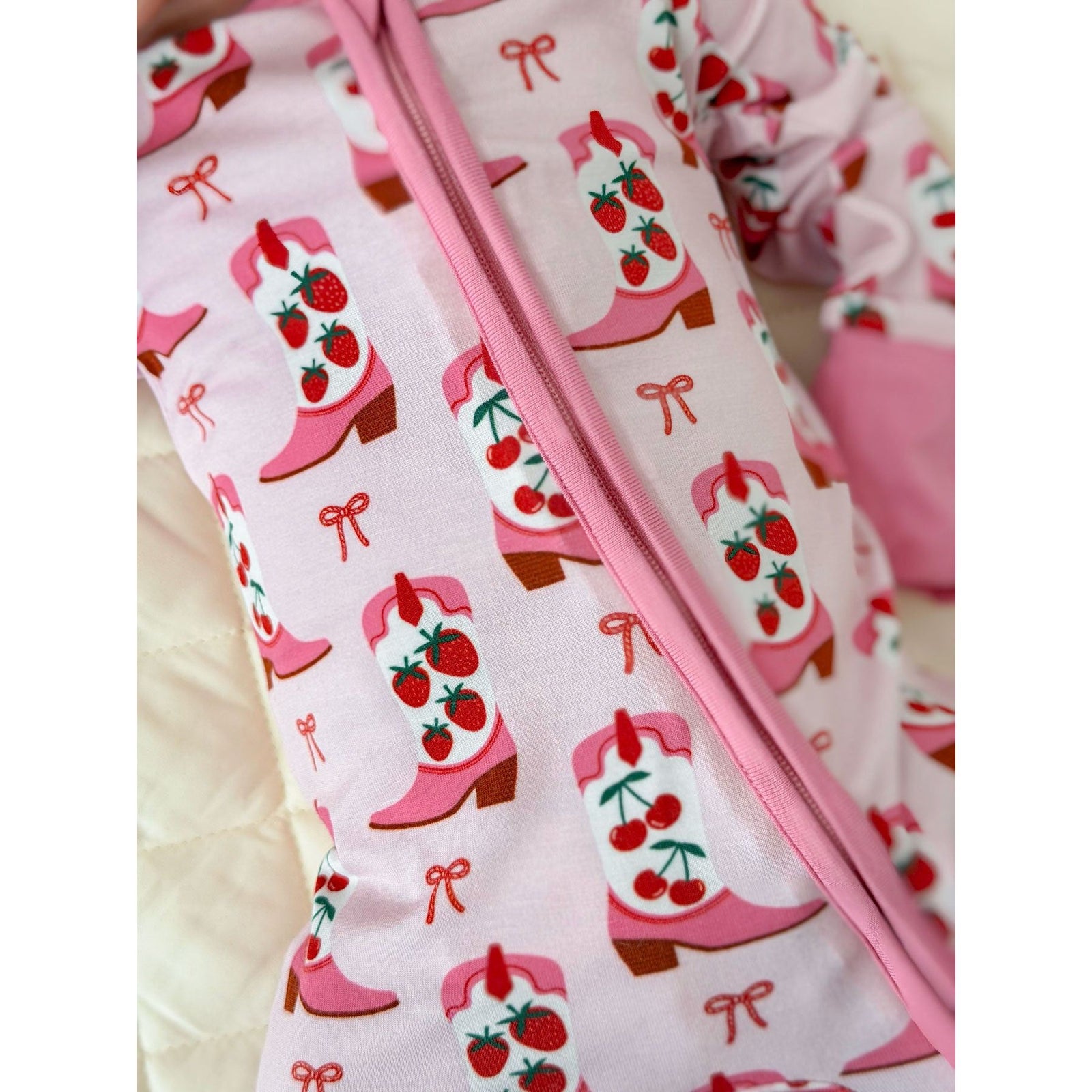 Bamboo Zip Romper | Bootsberry Cowgirl