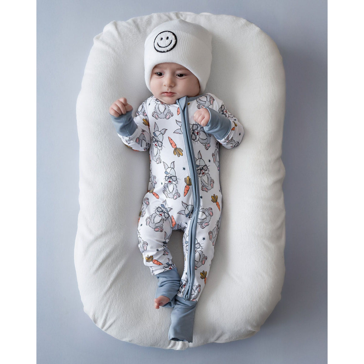 Bamboo Zip Romper | Rad Bunny