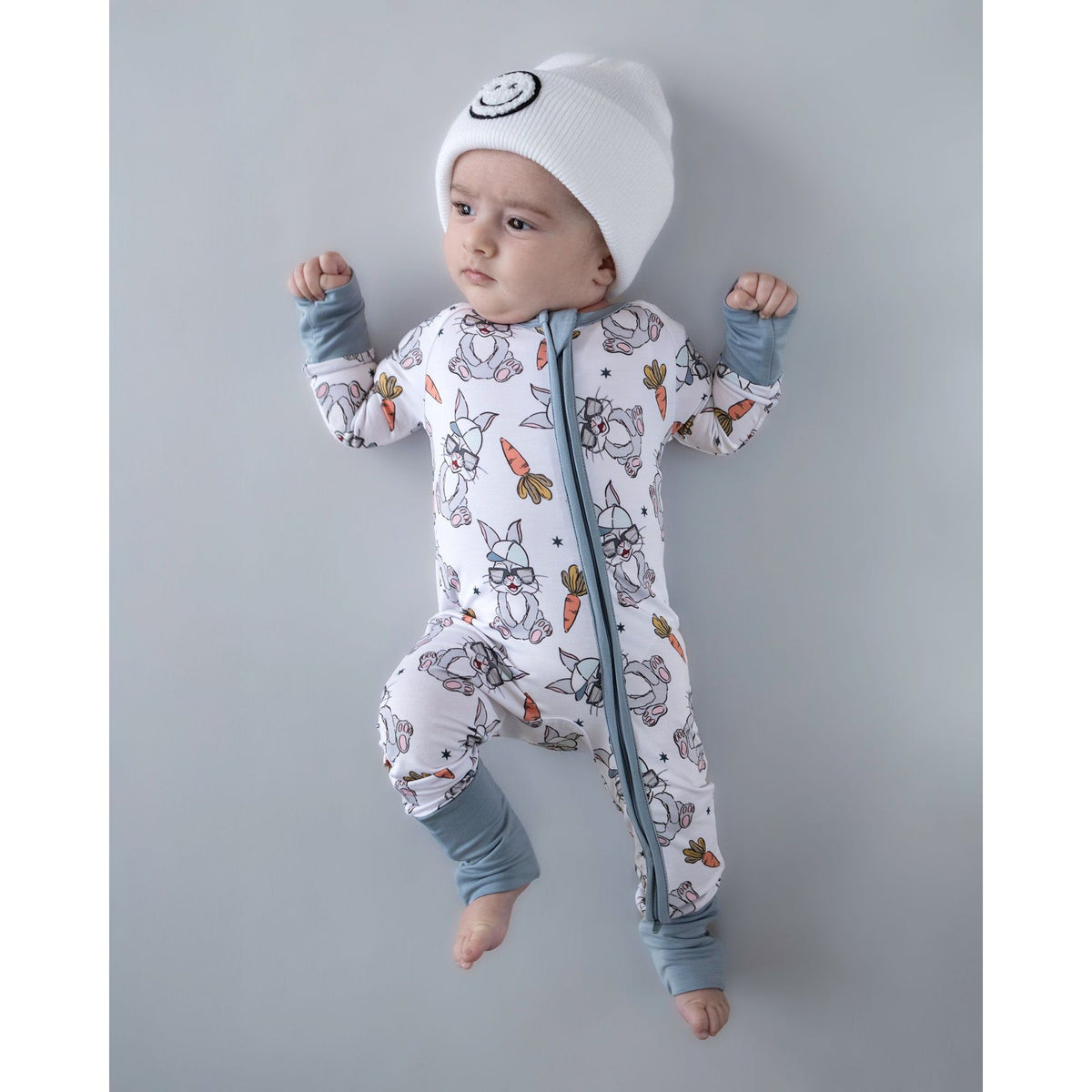 Bamboo Zip Romper | Rad Bunny