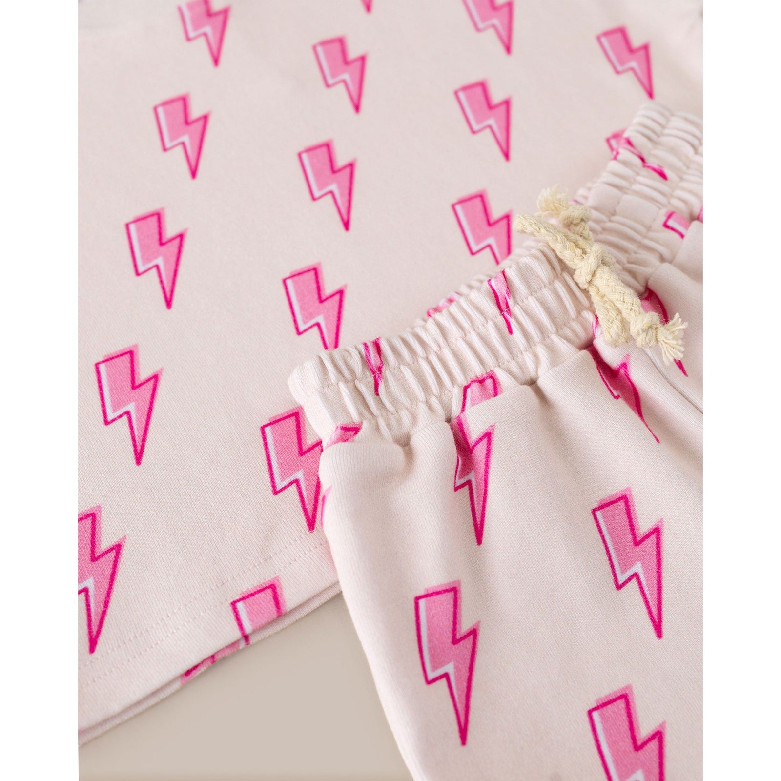 Shorts Set | Pink Bolts