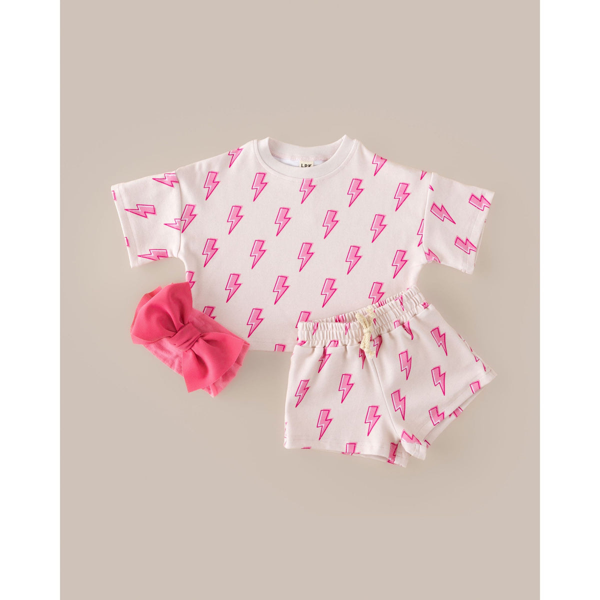 Shorts Set | Pink Bolts