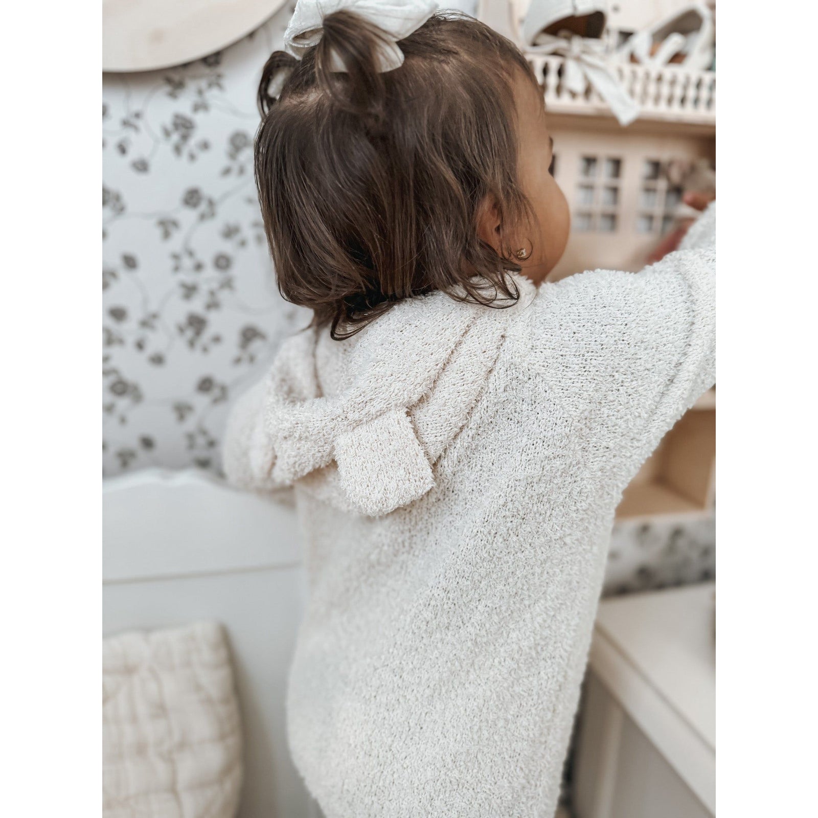 Luna + Luca Baby Bear Jumpsuit - Cozy Teddy
