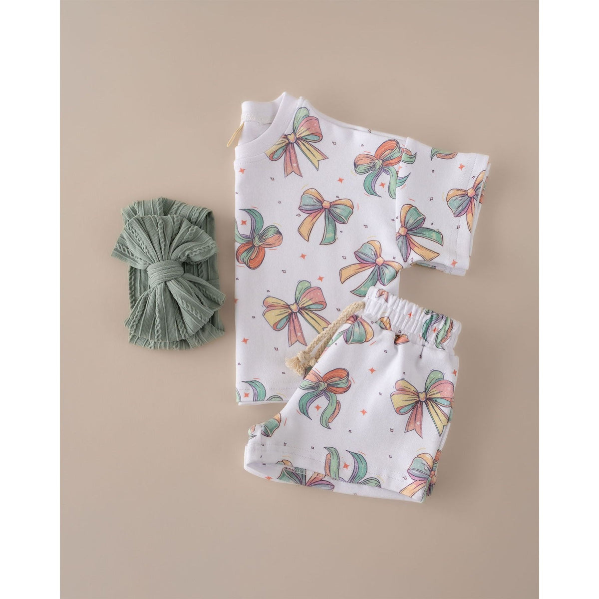 Shorts Set | Happy Bows