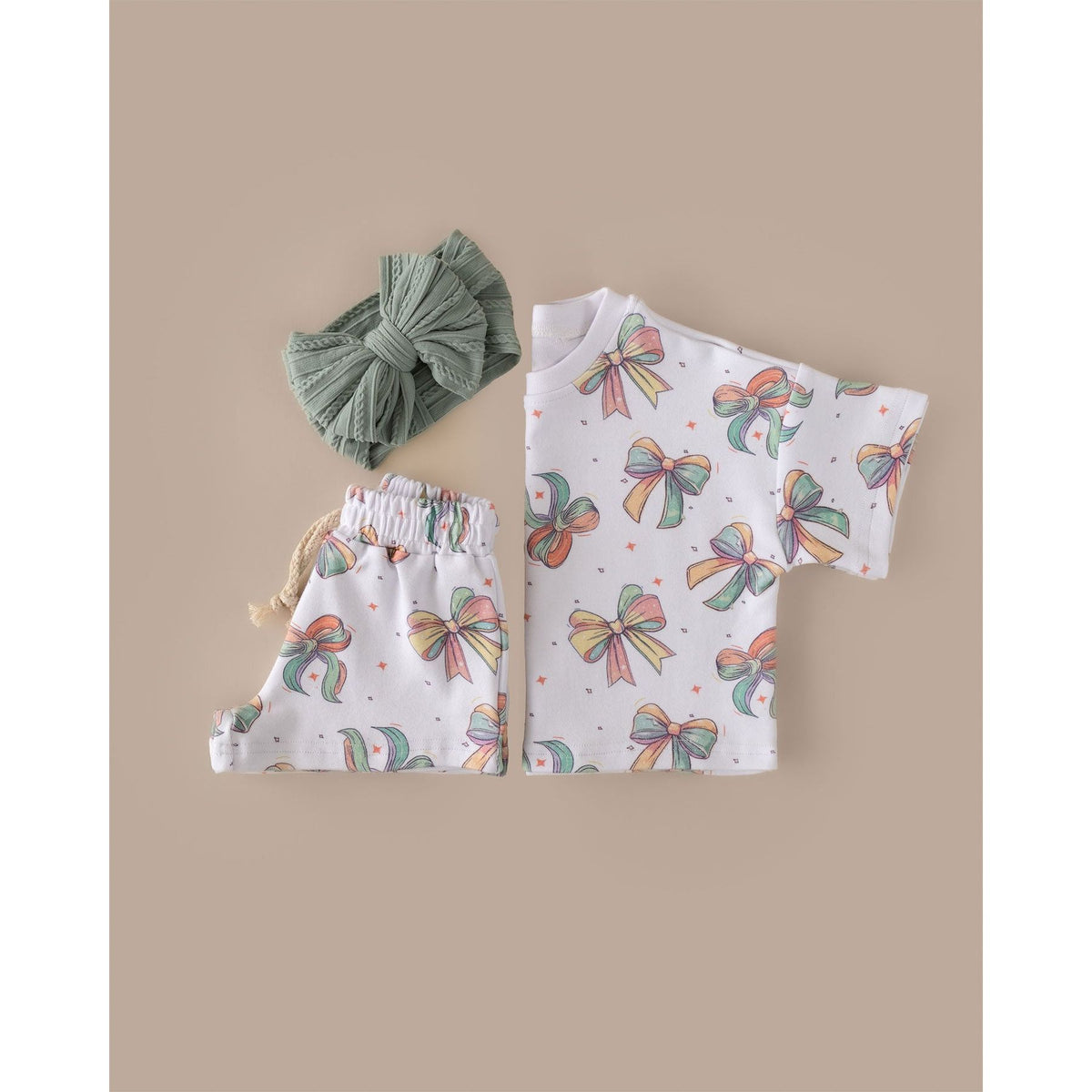 Shorts Set | Happy Bows
