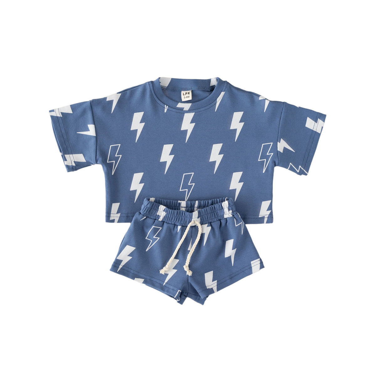 Shorts Set | Blue Bolts