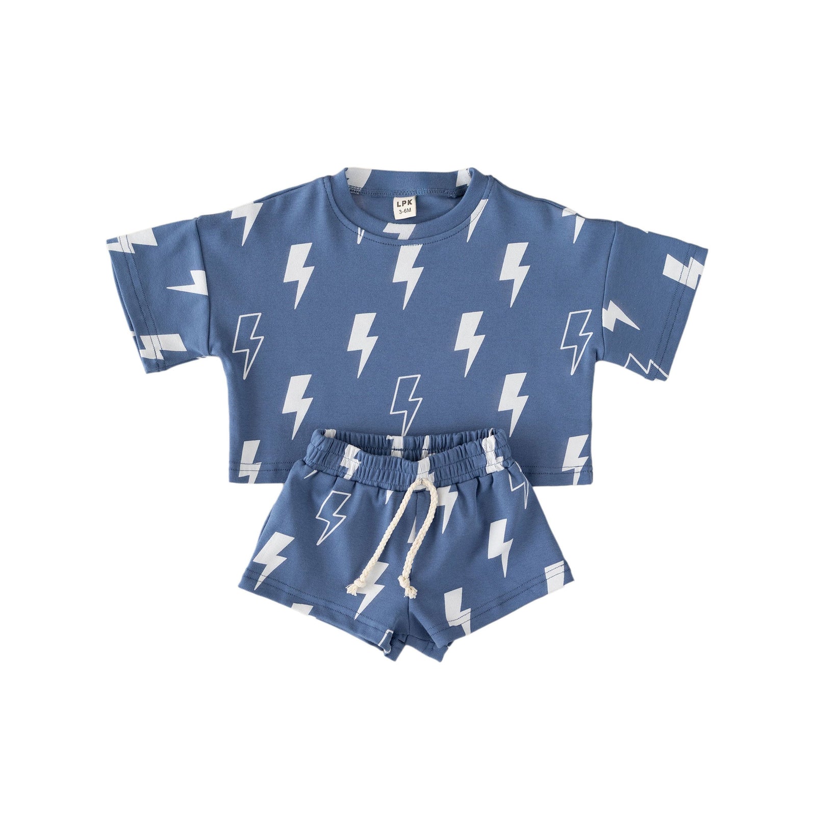 Shorts Set | Blue Bolts