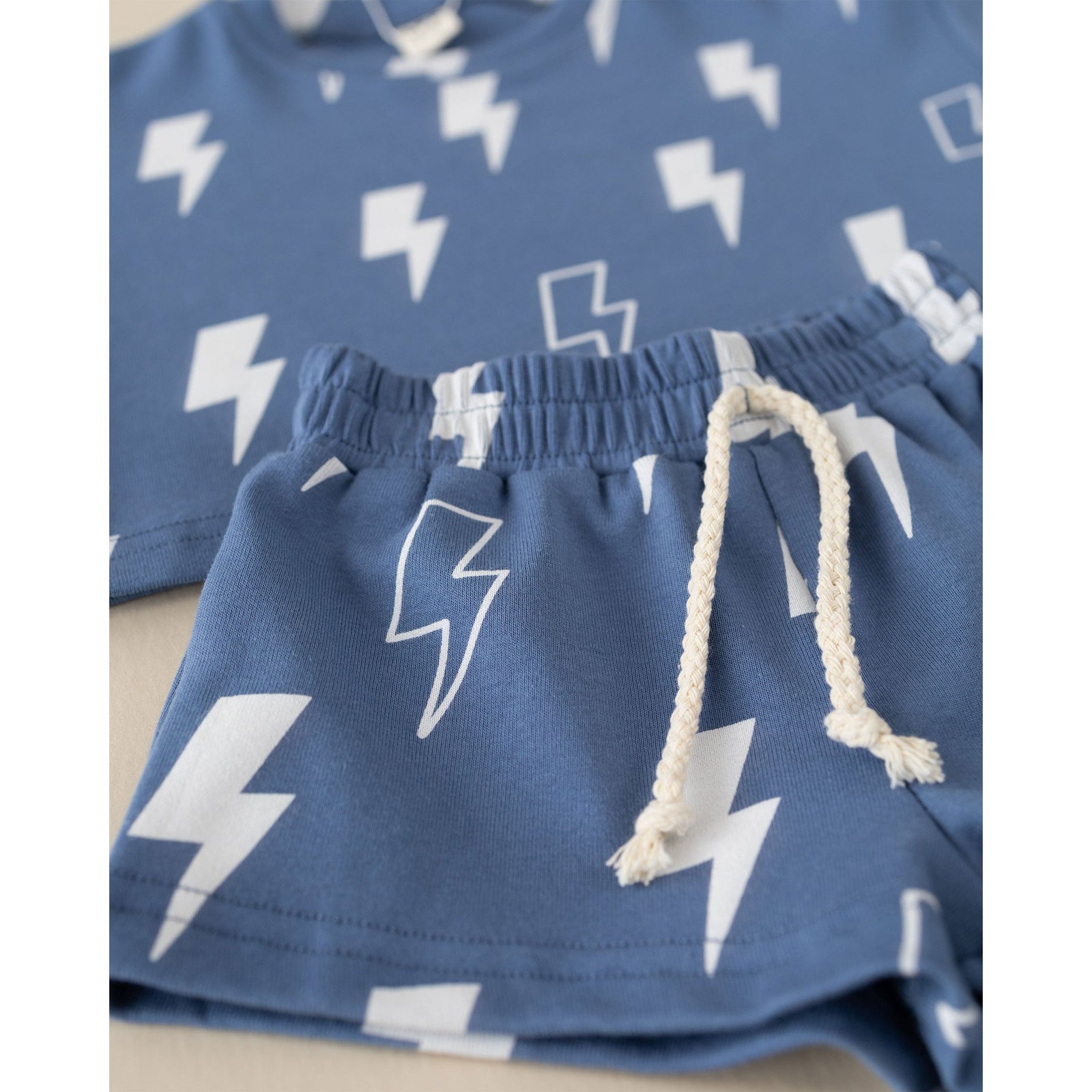 Shorts Set | Blue Bolts