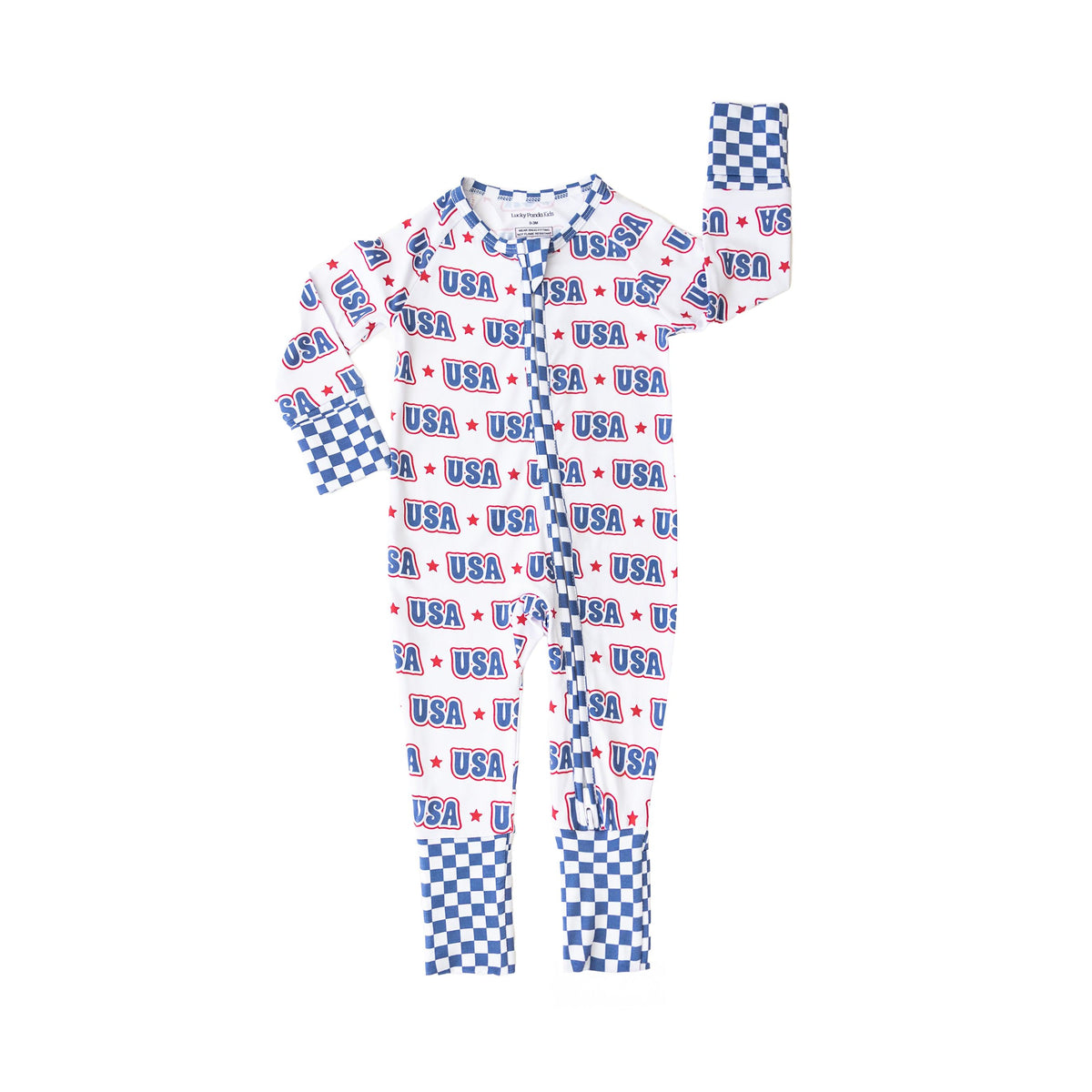Bamboo Zip Romper  | USA