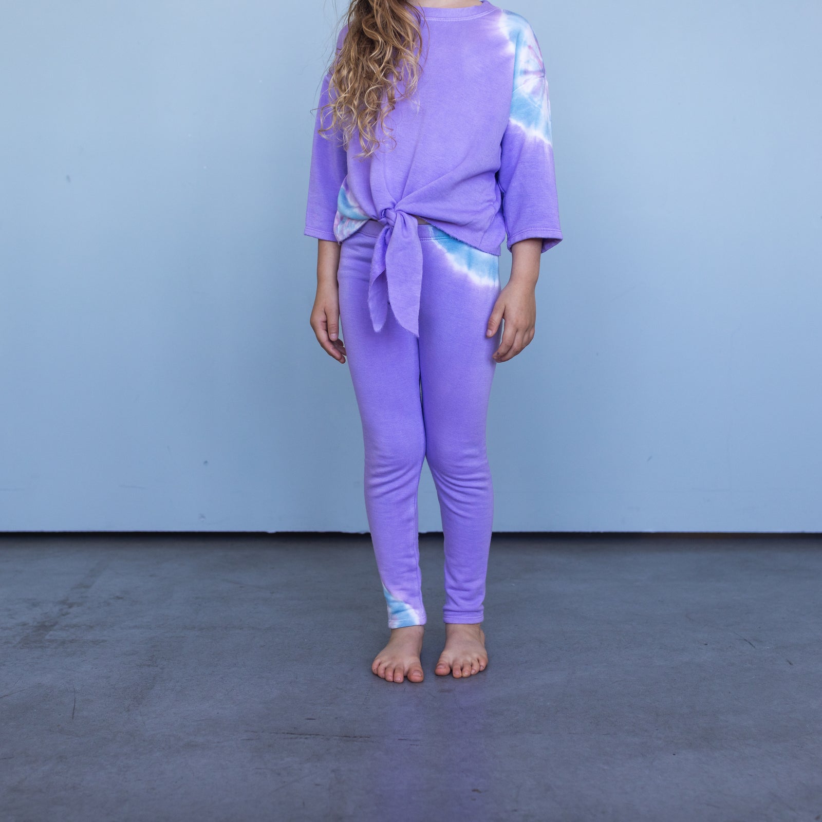 island pullover + luxe legging | iris